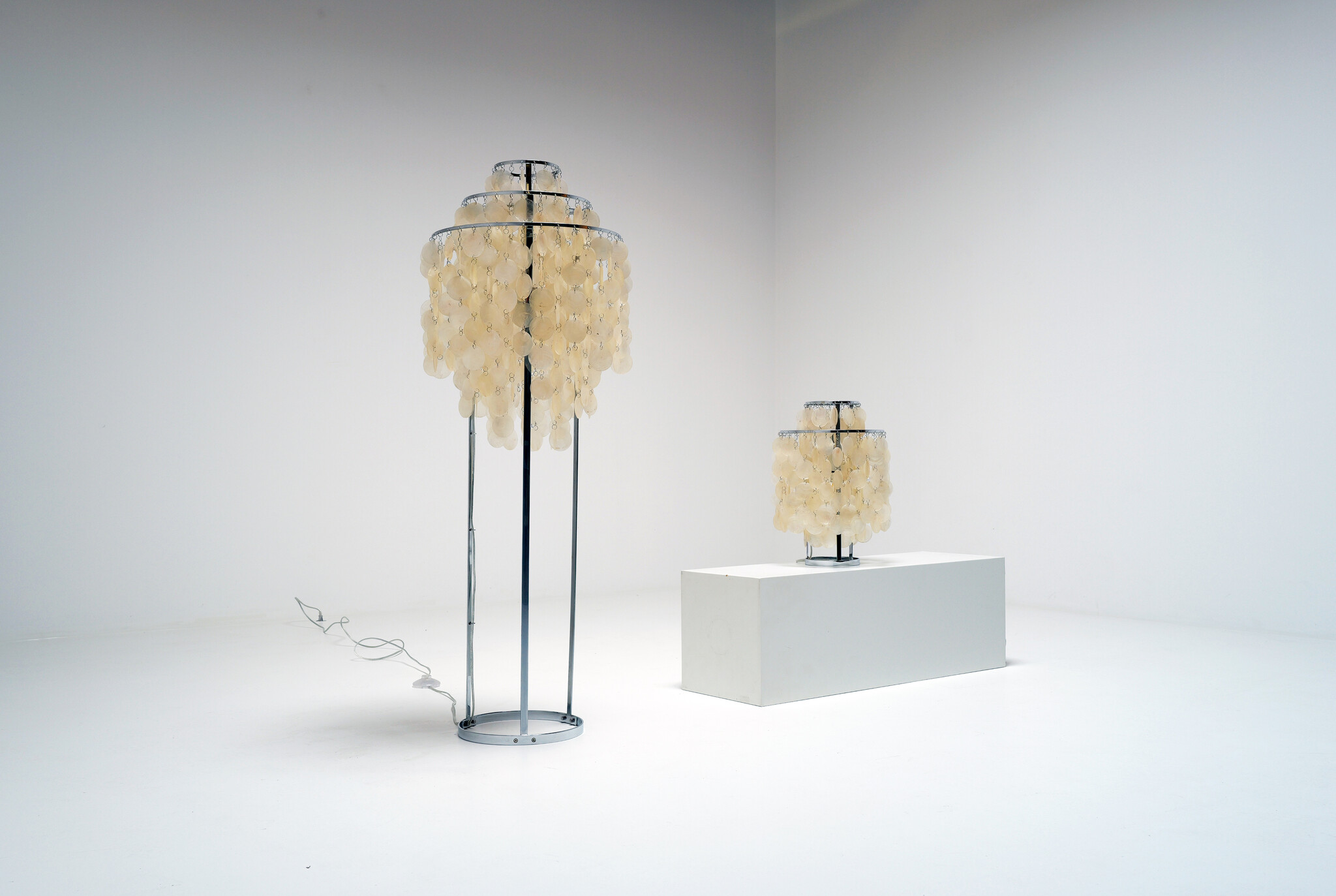 Set  originele Verpan lampen van Verner Panton