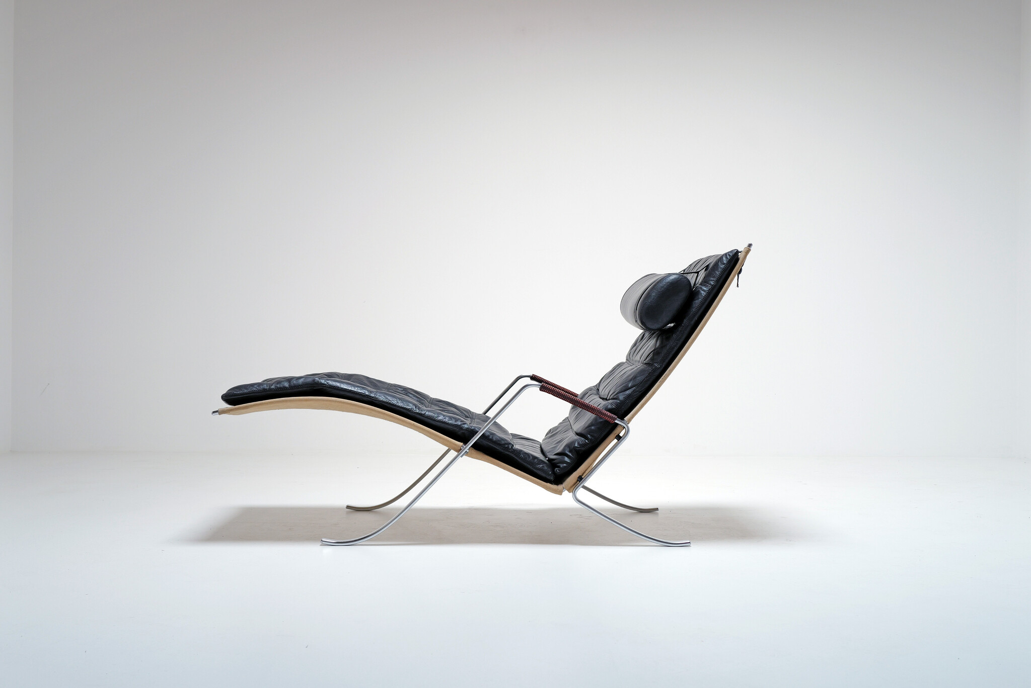 Vintage Grasshopper FK87 lounge chair by Fabricius & Kastholm, 1968