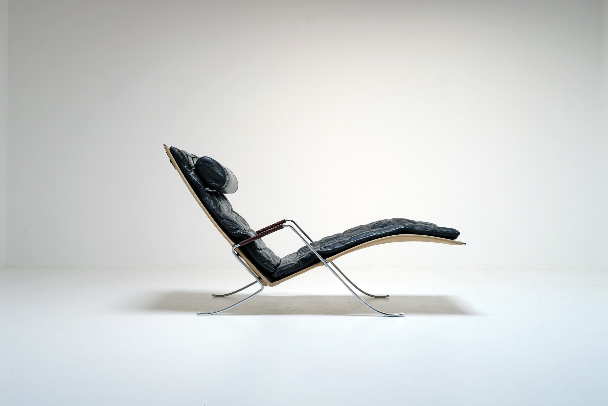 Vintage Grasshopper FK87 lounge chair by Fabricius & Kastholm, 1968