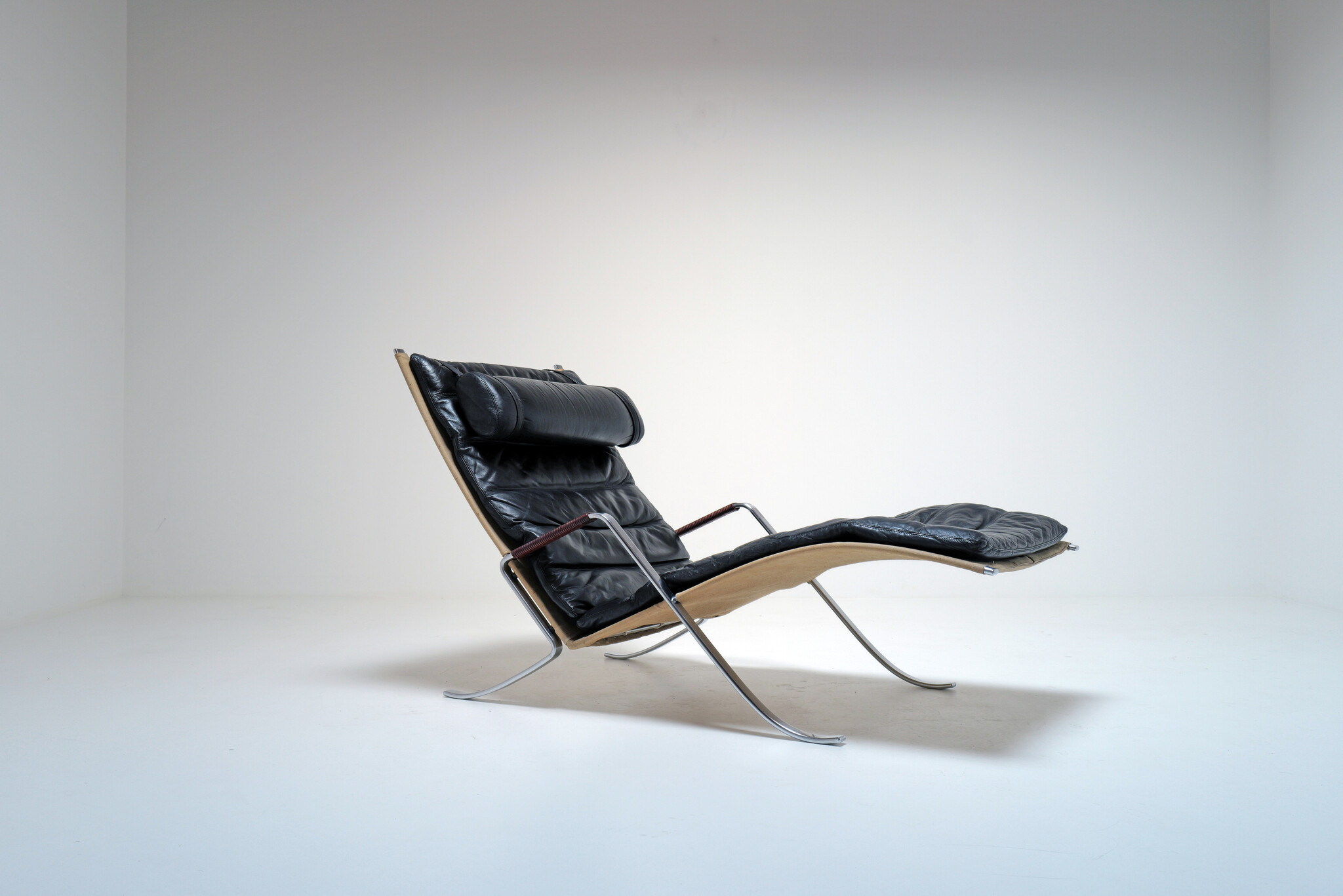 Vintage Grasshopper FK87 lounge chair by Fabricius & Kastholm, 1968