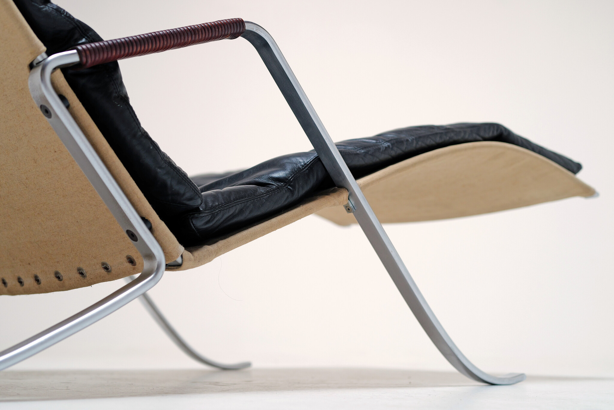 Vintage Grasshopper FK87 lounge chair by Fabricius & Kastholm, 1968