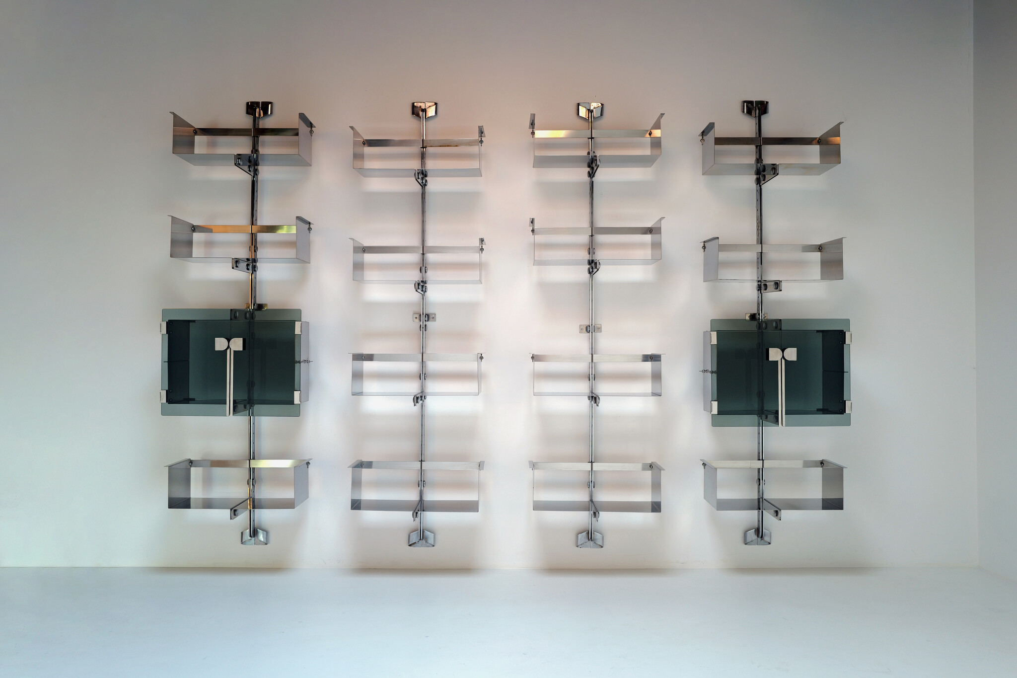 Vittorio Introini ‘P700’ modulaire wandboekenkast voor Saporiti, 1960s