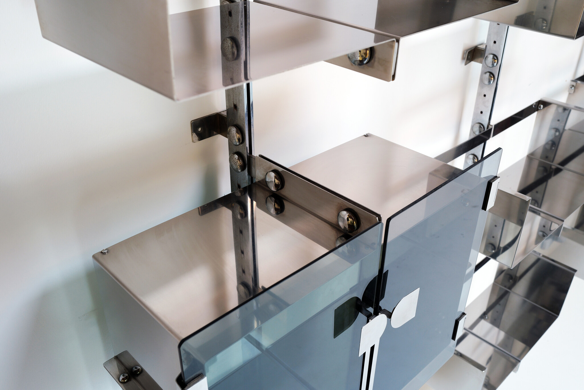 Vittorio Introini ‘P700’ modulaire wandboekenkast voor Saporiti, 1960s