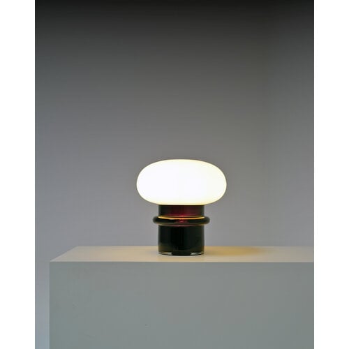 Glass table lamp, 1970s