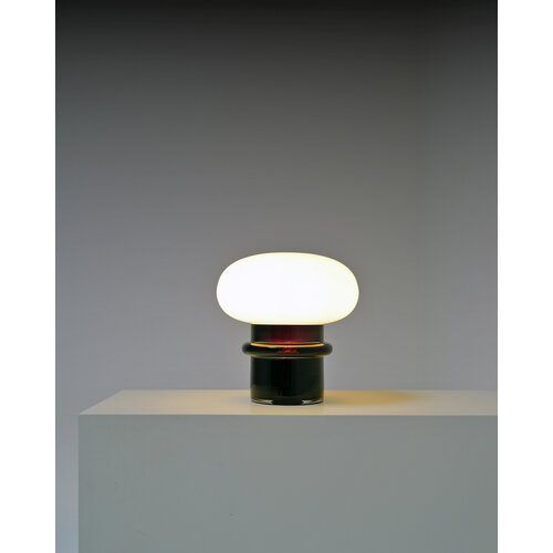 Glazen tafellamp, 1970's