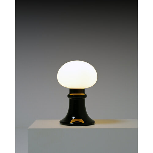 Glass table lamp, 1970s