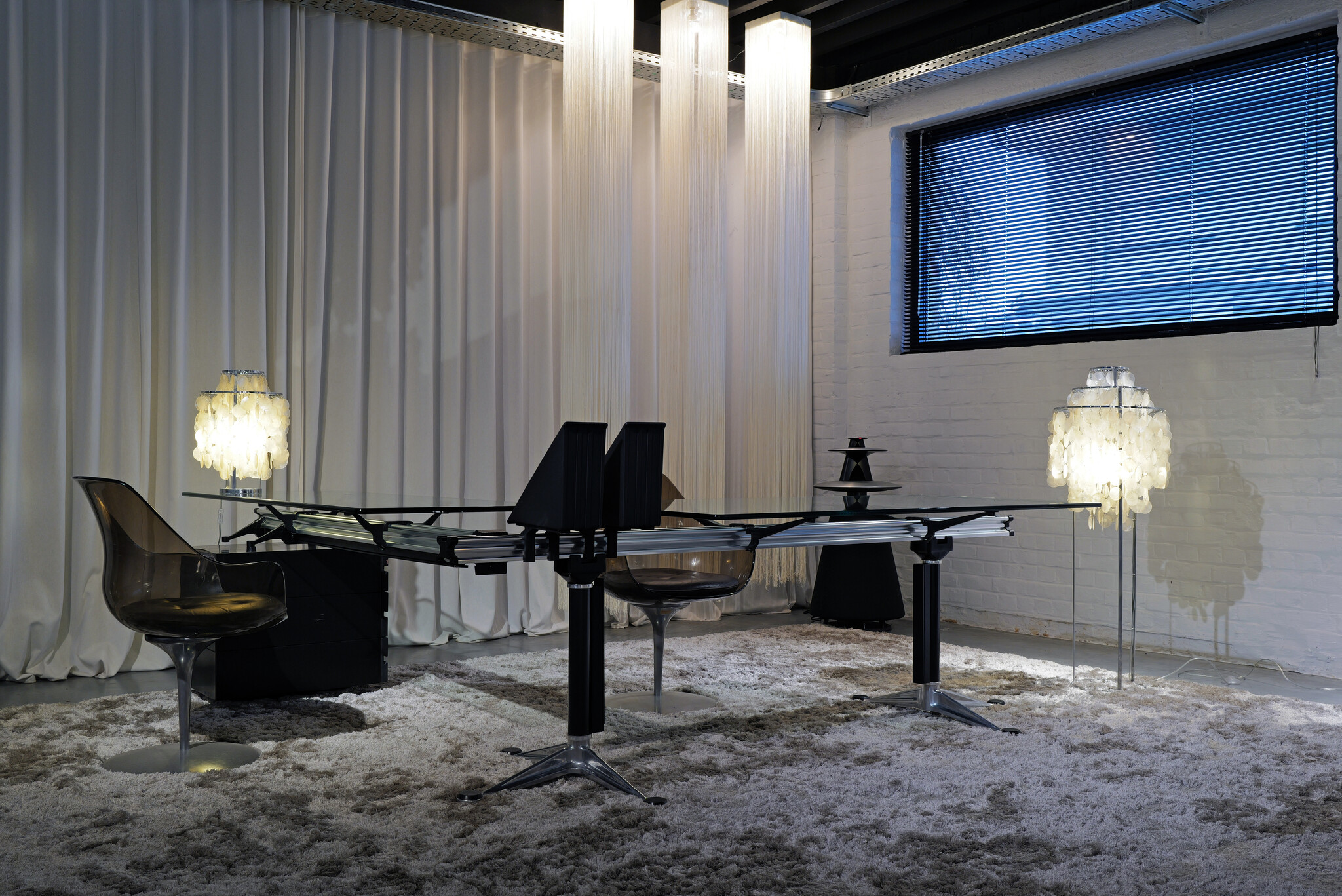 'Garbo' plafondlampen van Mariyo yago voor Sirrah, 1980's