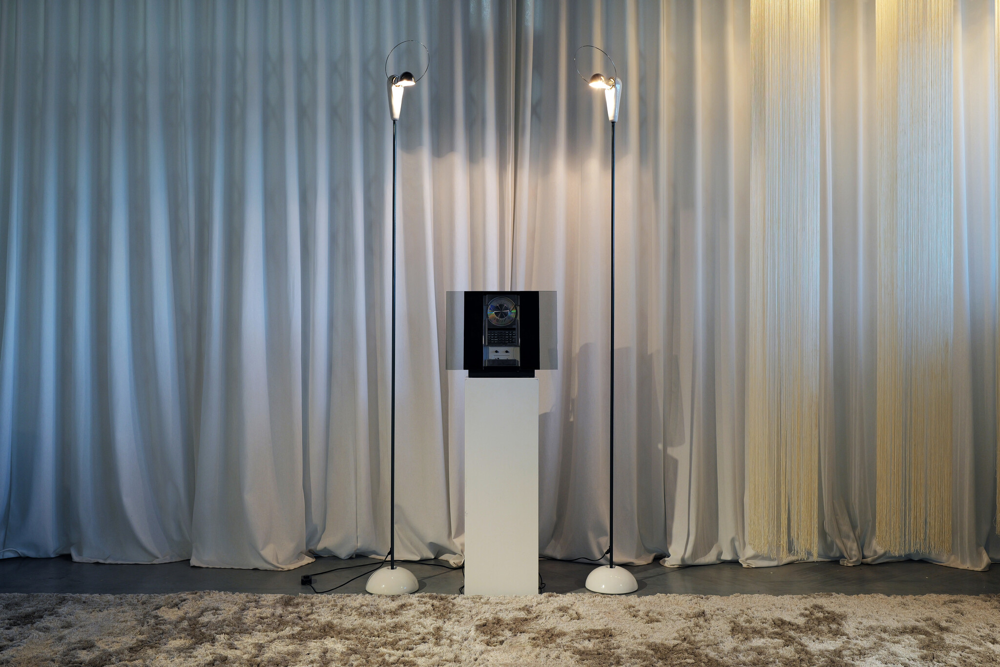 'Bi-Bip' Floor Lamp by Achille Castiglioni for Flos, Italy 1976