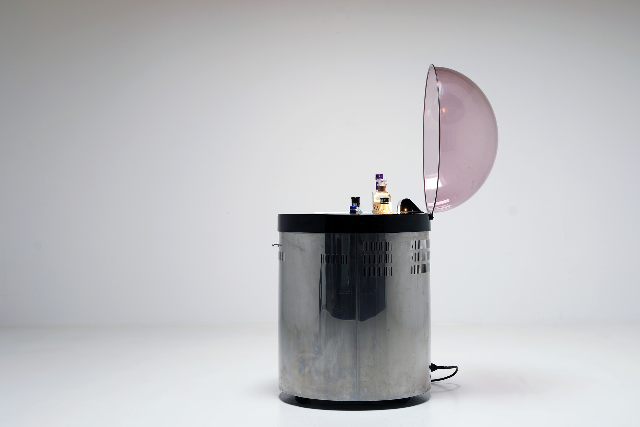 Space Age mobile frigo bar, 1970's