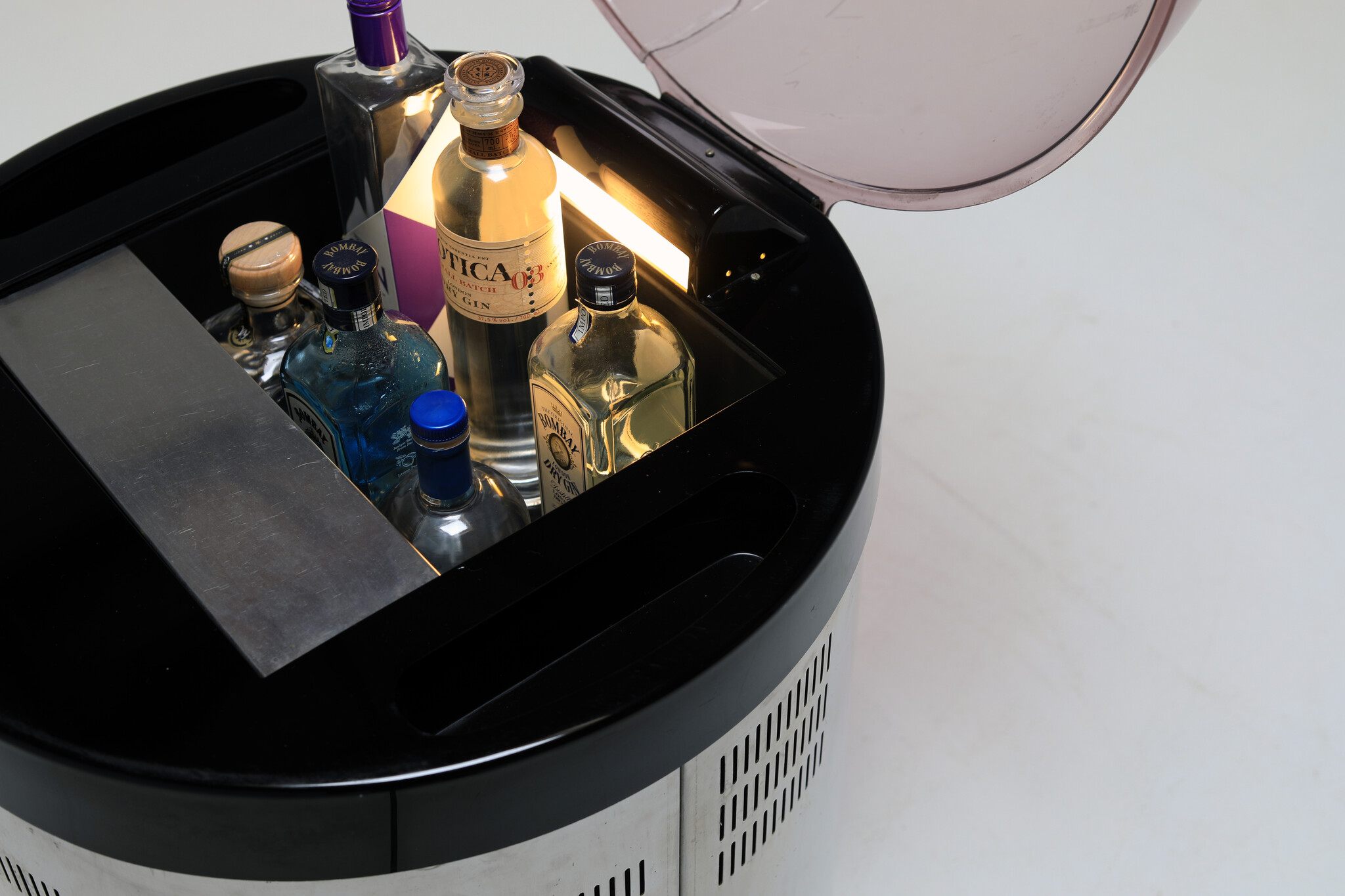 Space Age mobile frigo bar, 1970's