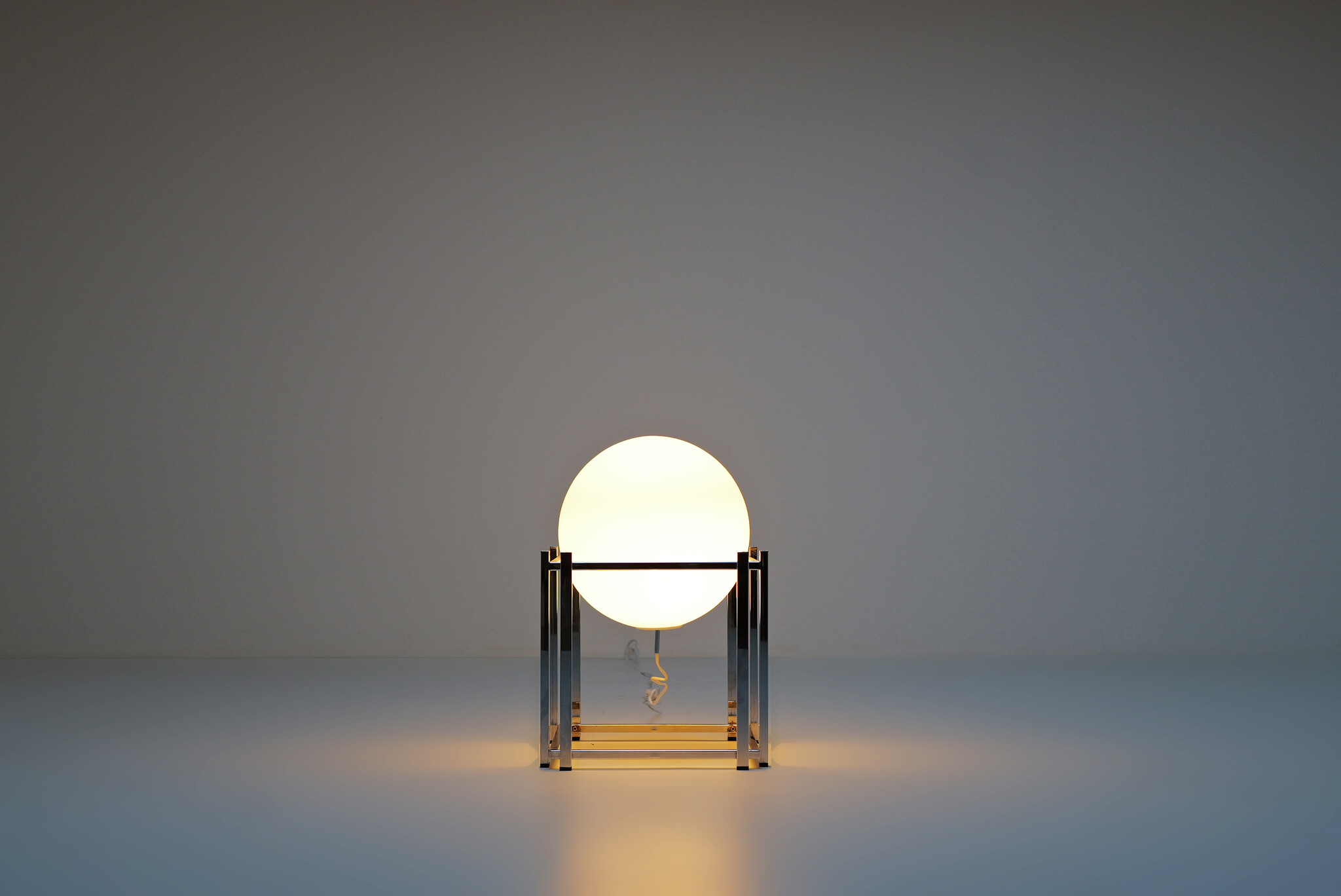 Glazen vloerlamp, 1970's