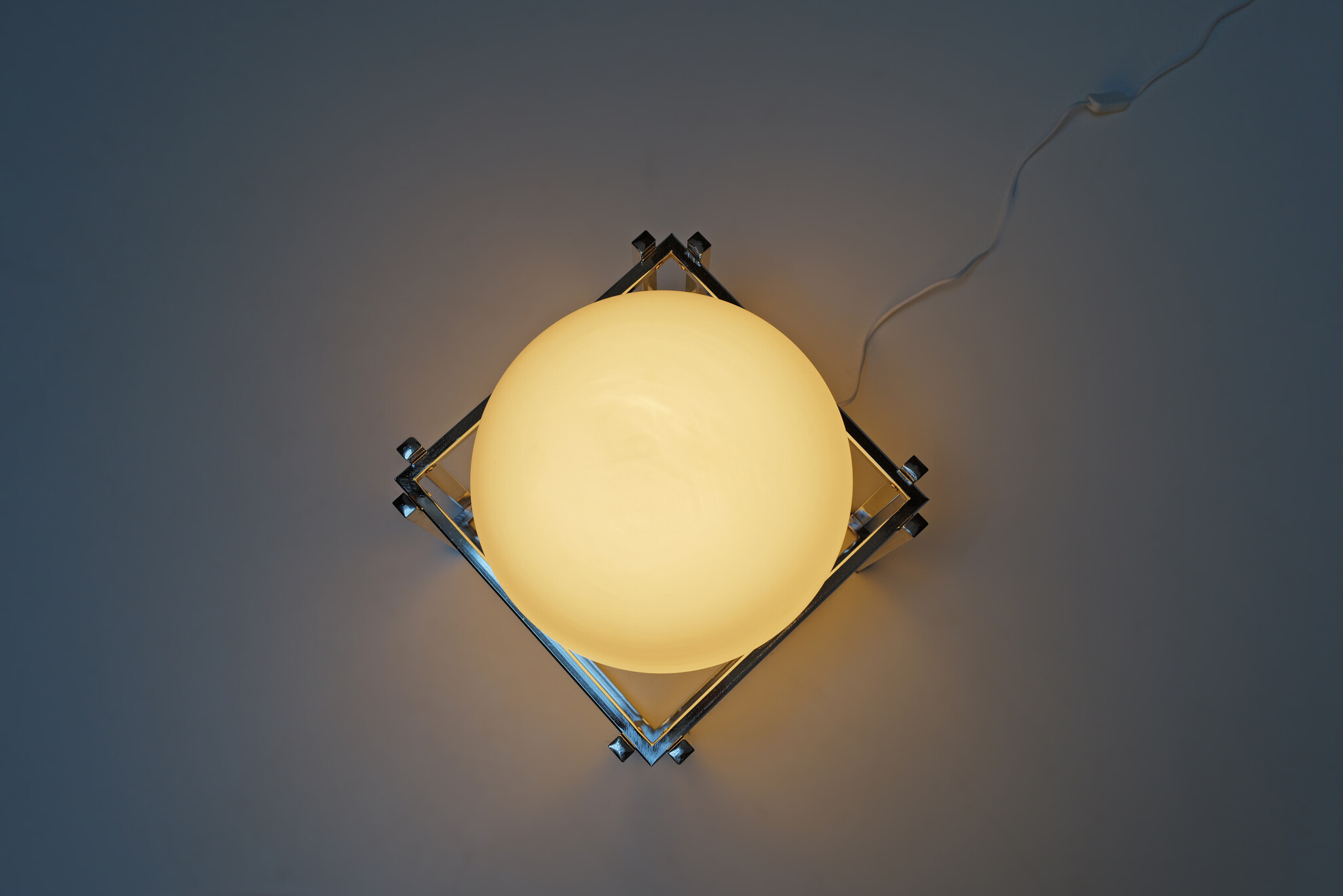 Glazen vloerlamp, 1970's