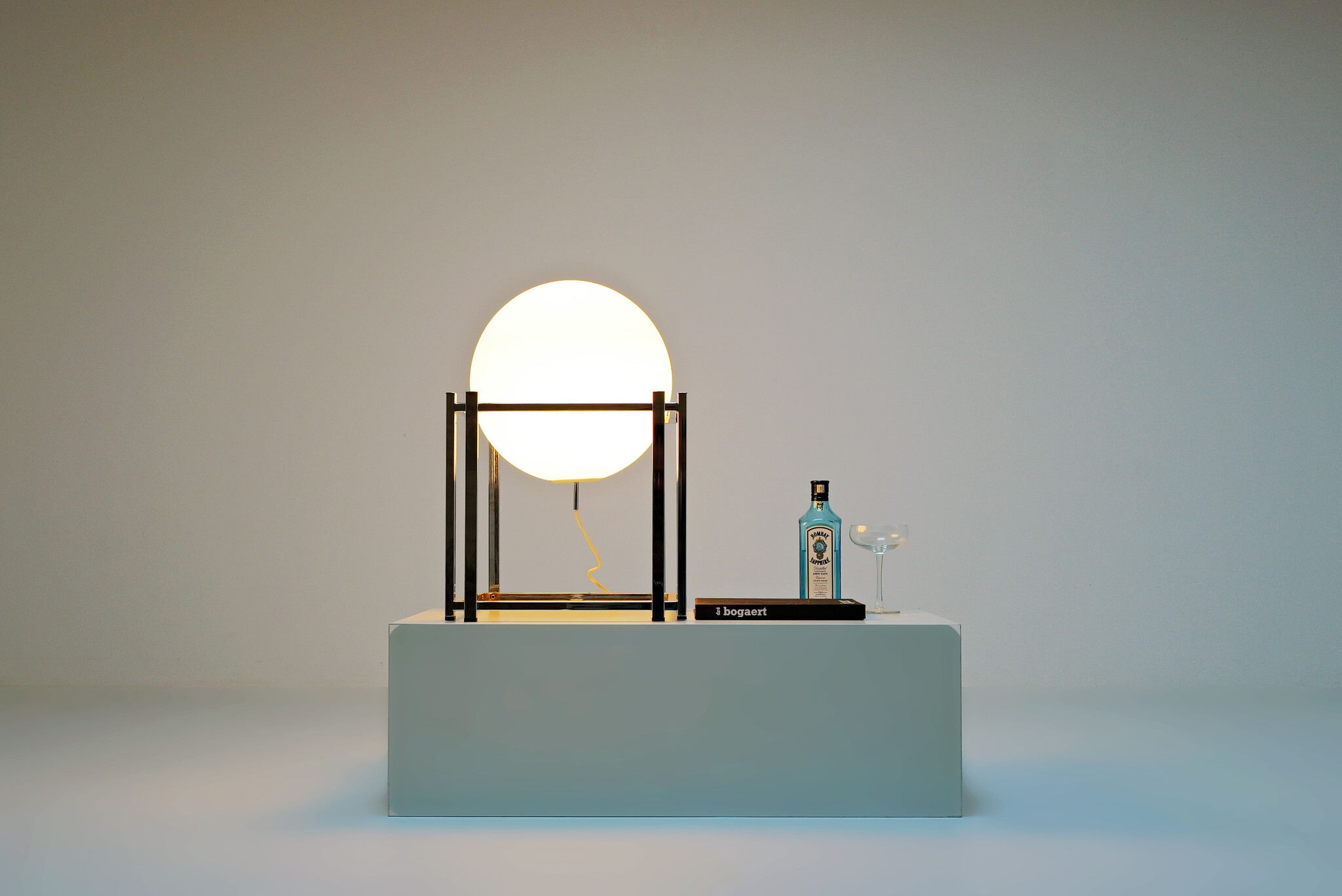 Glazen vloerlamp, 1970's