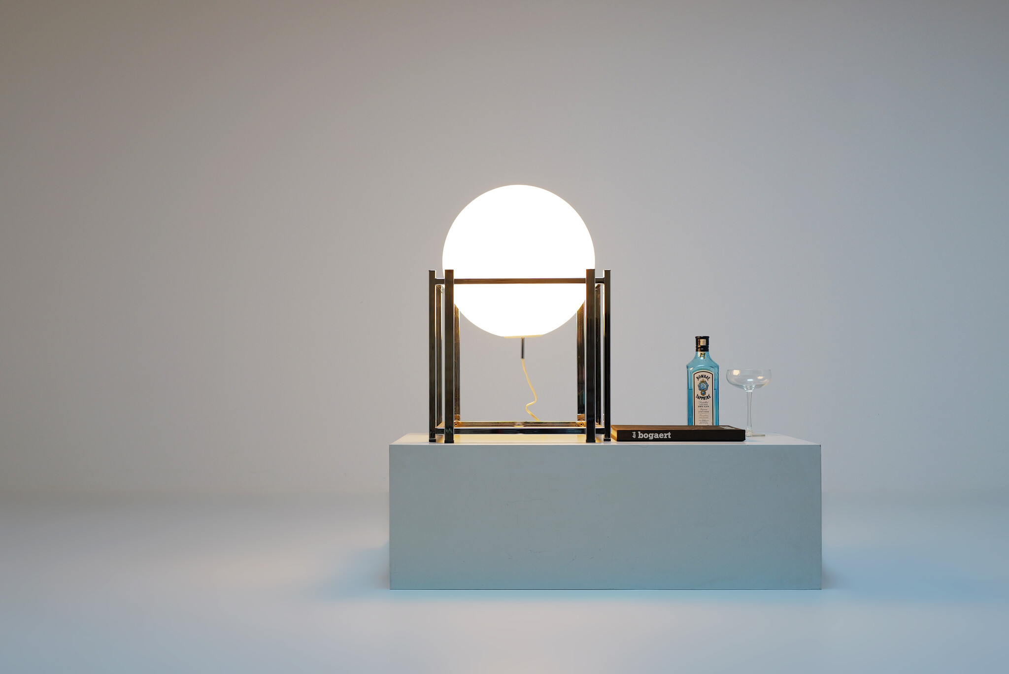 Glazen vloerlamp, 1970's