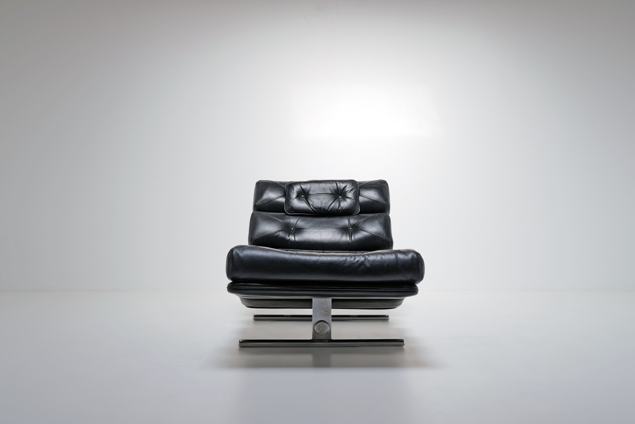 Ric Deforche Lord lounge chair voor Gervan, België, 1970s