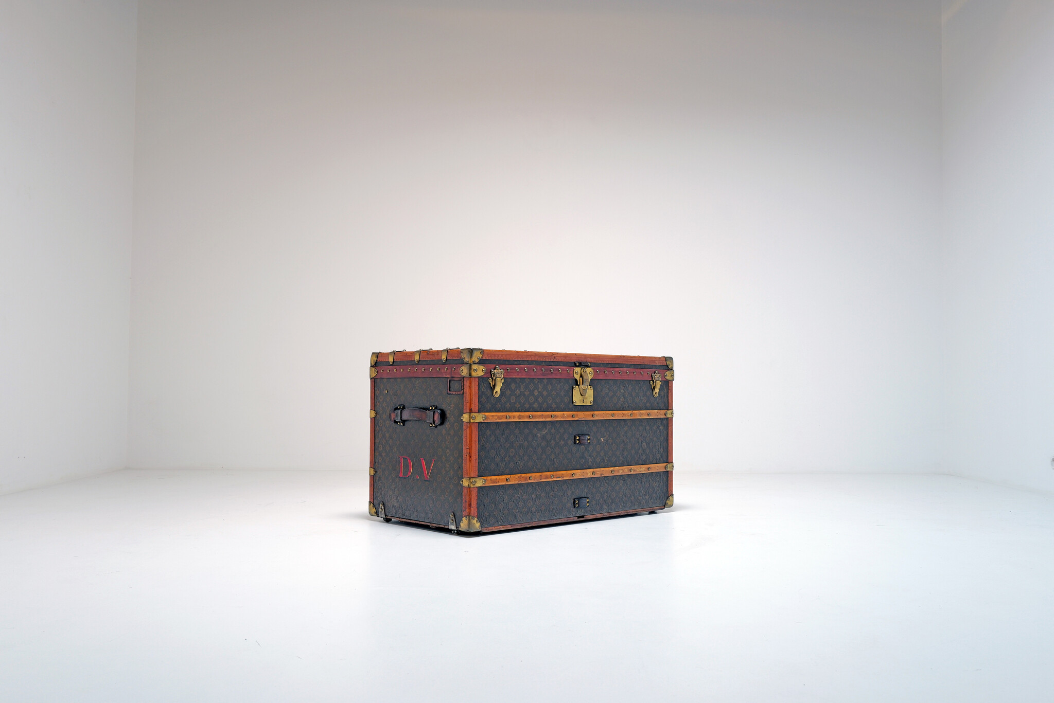 Zeldzame antieke Louis Vuitton reiskoffer