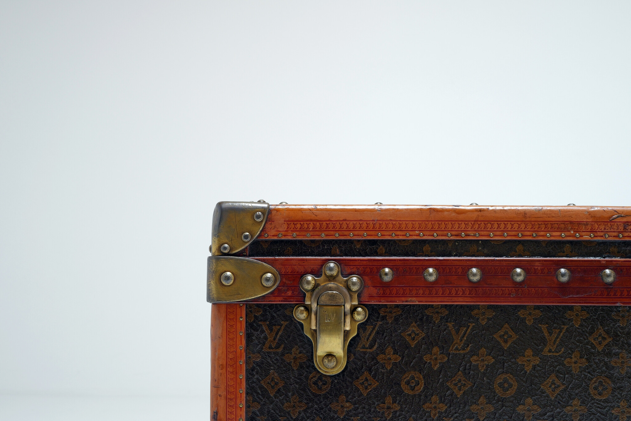 Zeldzame antieke Louis Vuitton reiskoffer