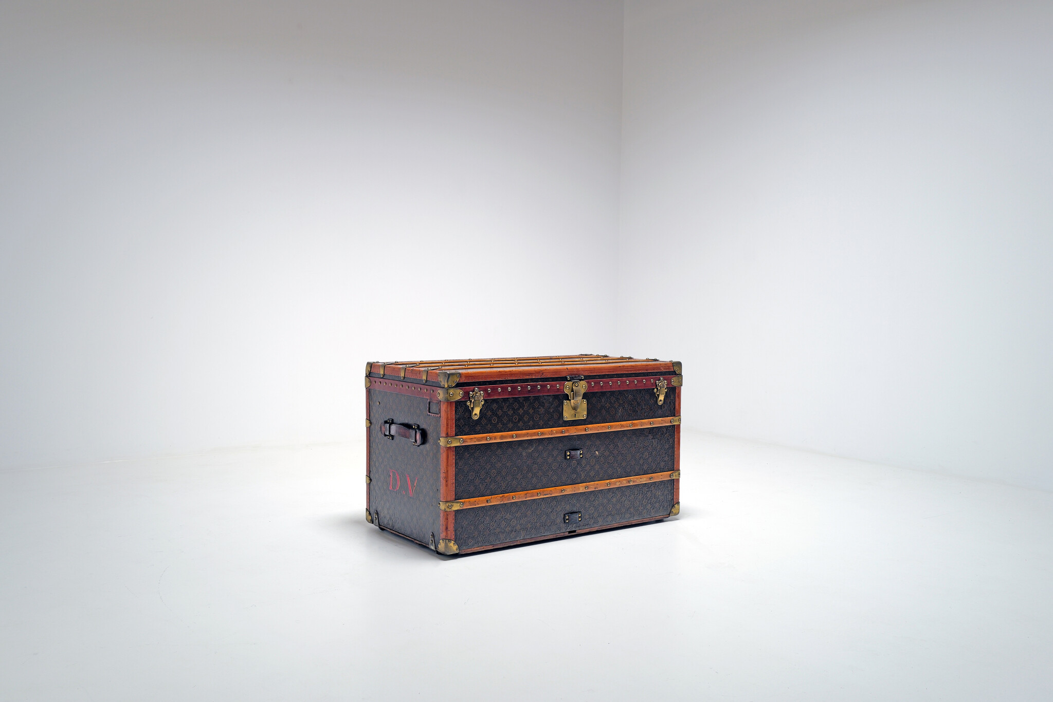Zeldzame antieke Louis Vuitton reiskoffer