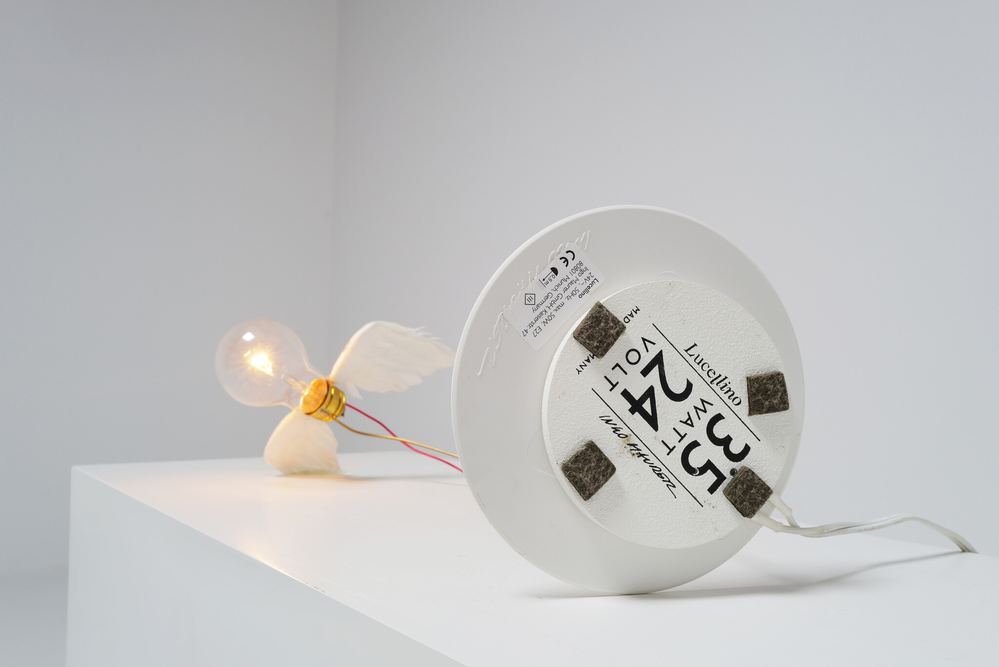 1st edition Lucellino table lamp by Ingo Maurer, 1992