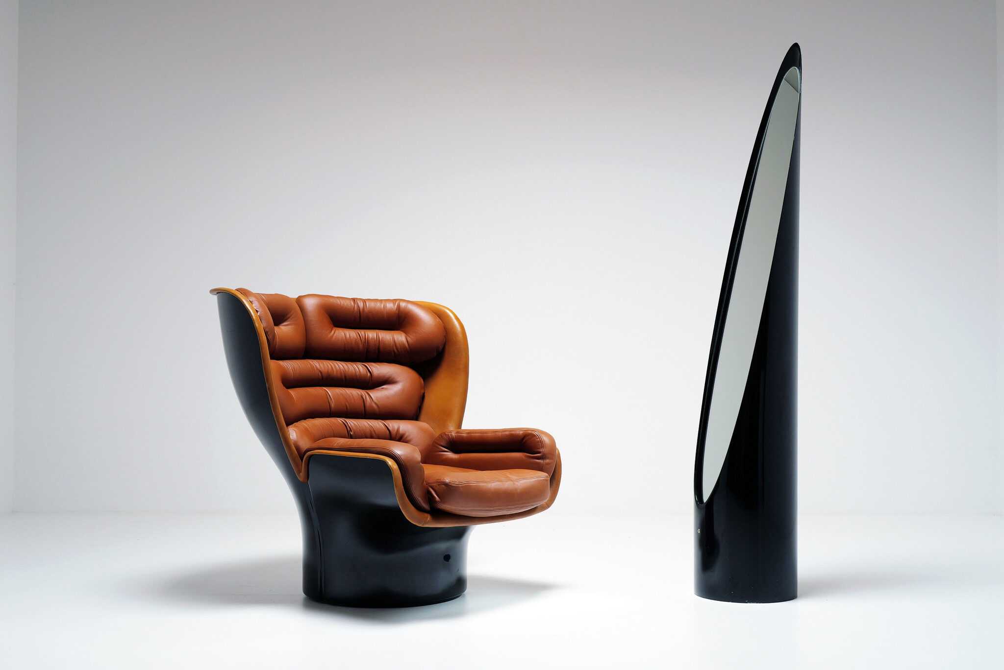 Lipstick spiegel door Roger Lecal voor Chabrières & Co, 1970s