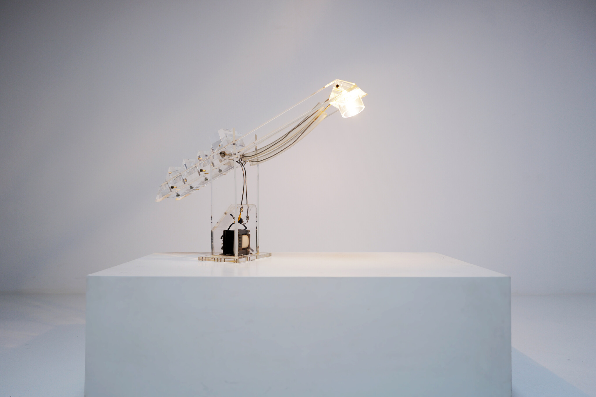 Prototype plexi tafellamp, 1990’s