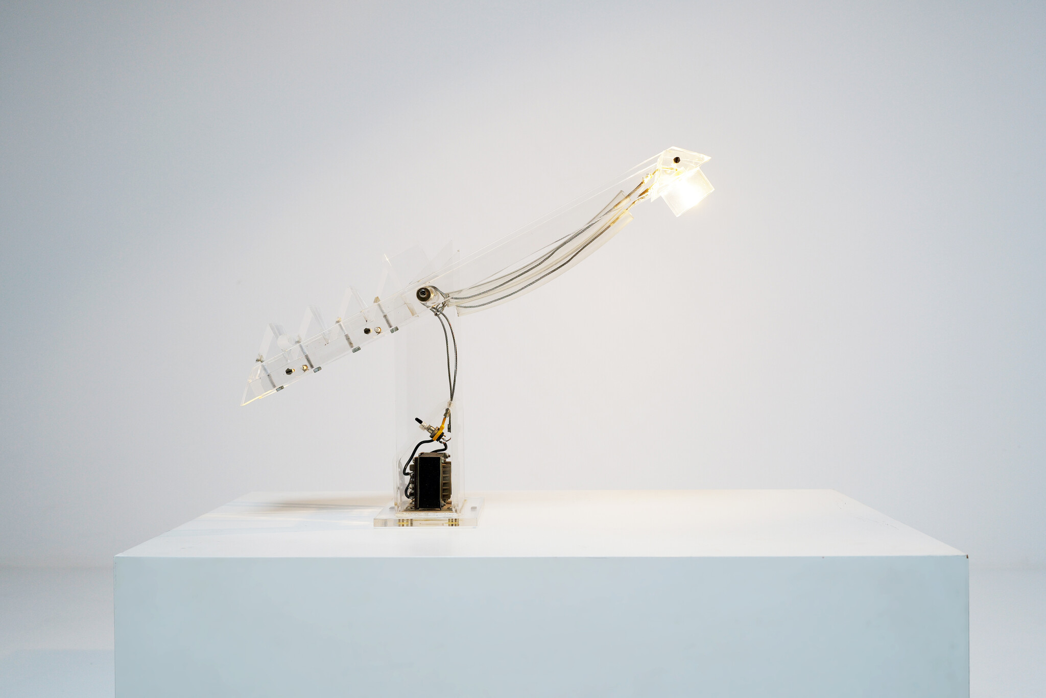 Prototype plexi tafellamp, 1990’s