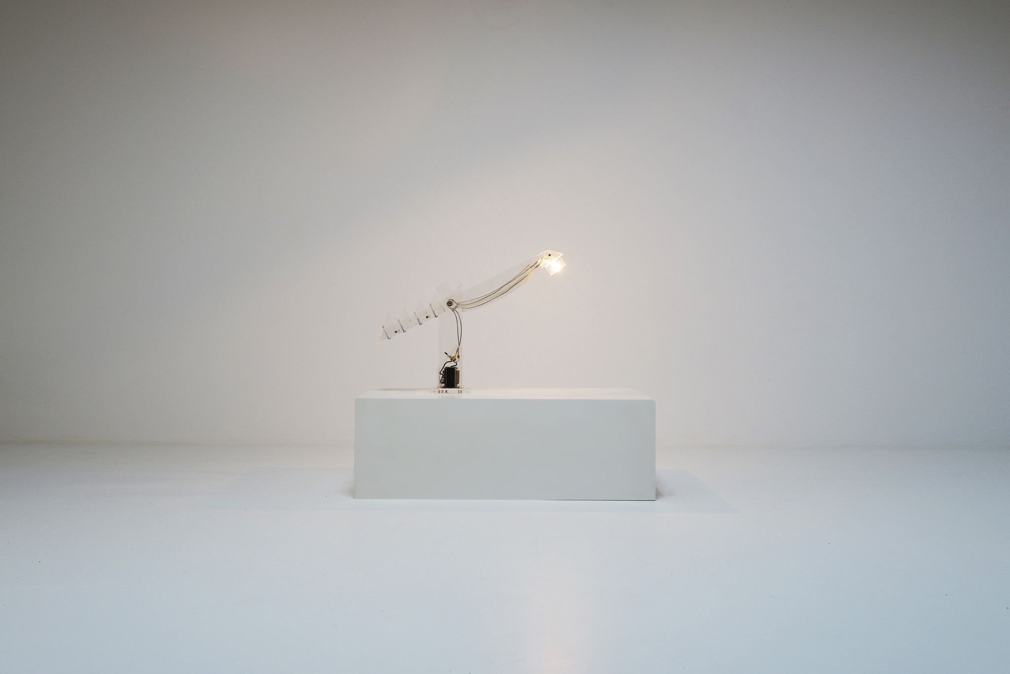 Prototype plexi tafellamp, 1990’s