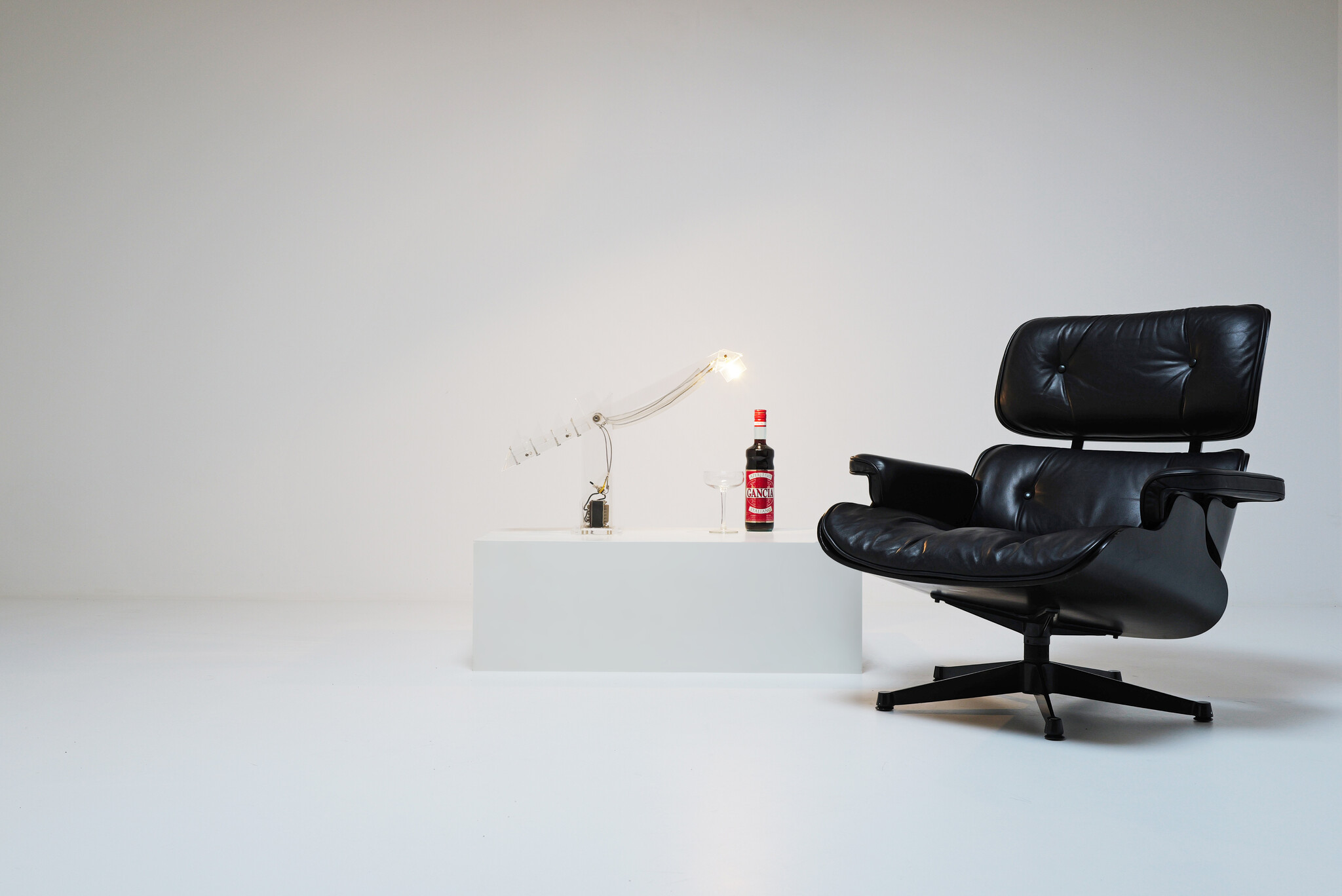 Prototype plexi tafellamp, 1990’s