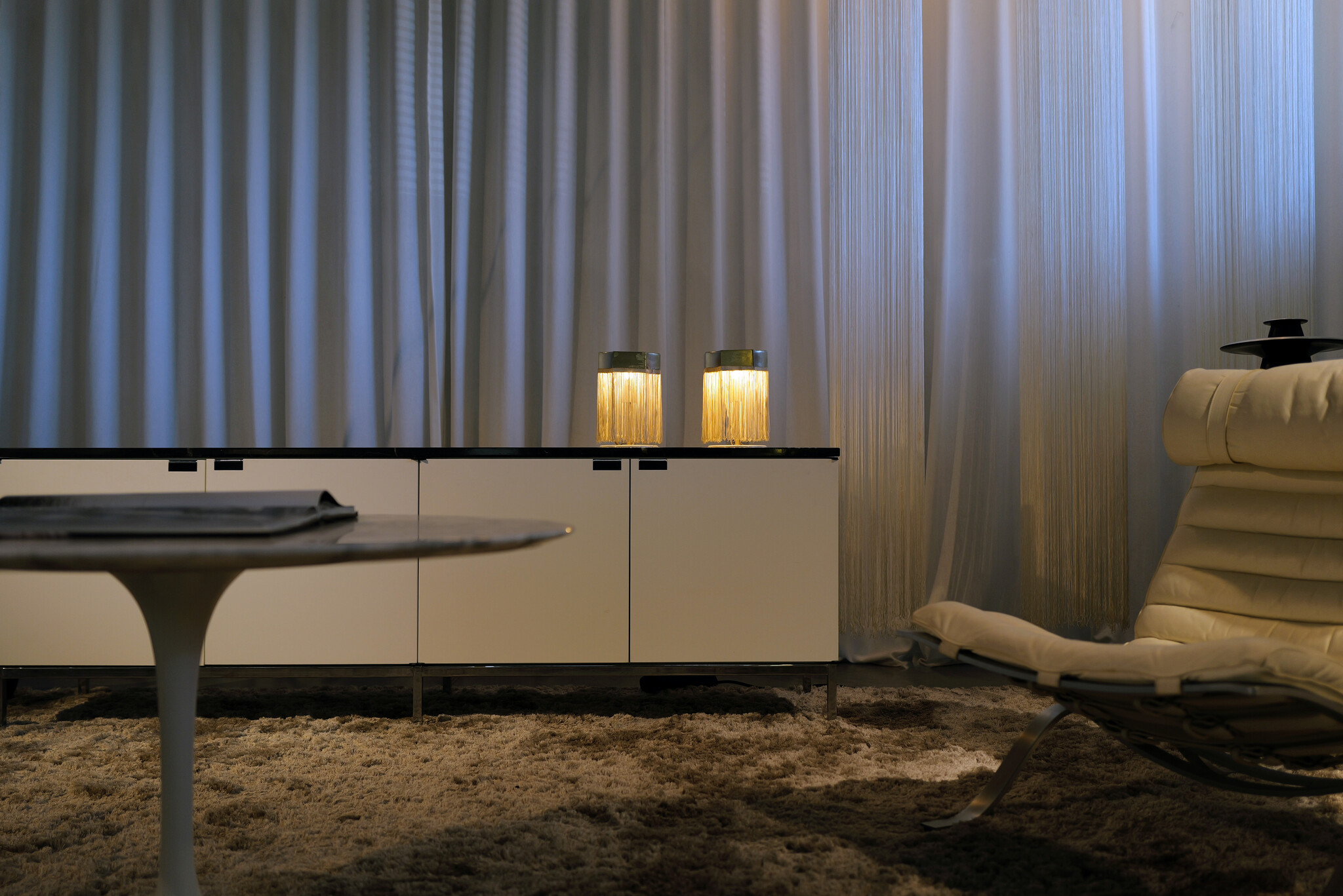 Fringe tafellampen, 1960’s