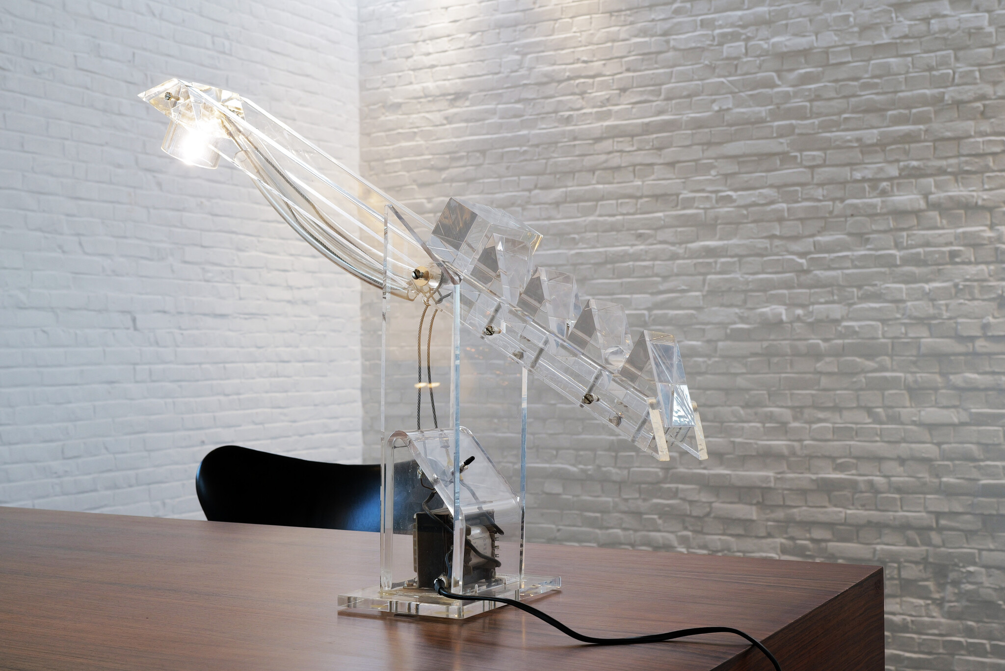 Prototype plexi tafellamp, 1990’s