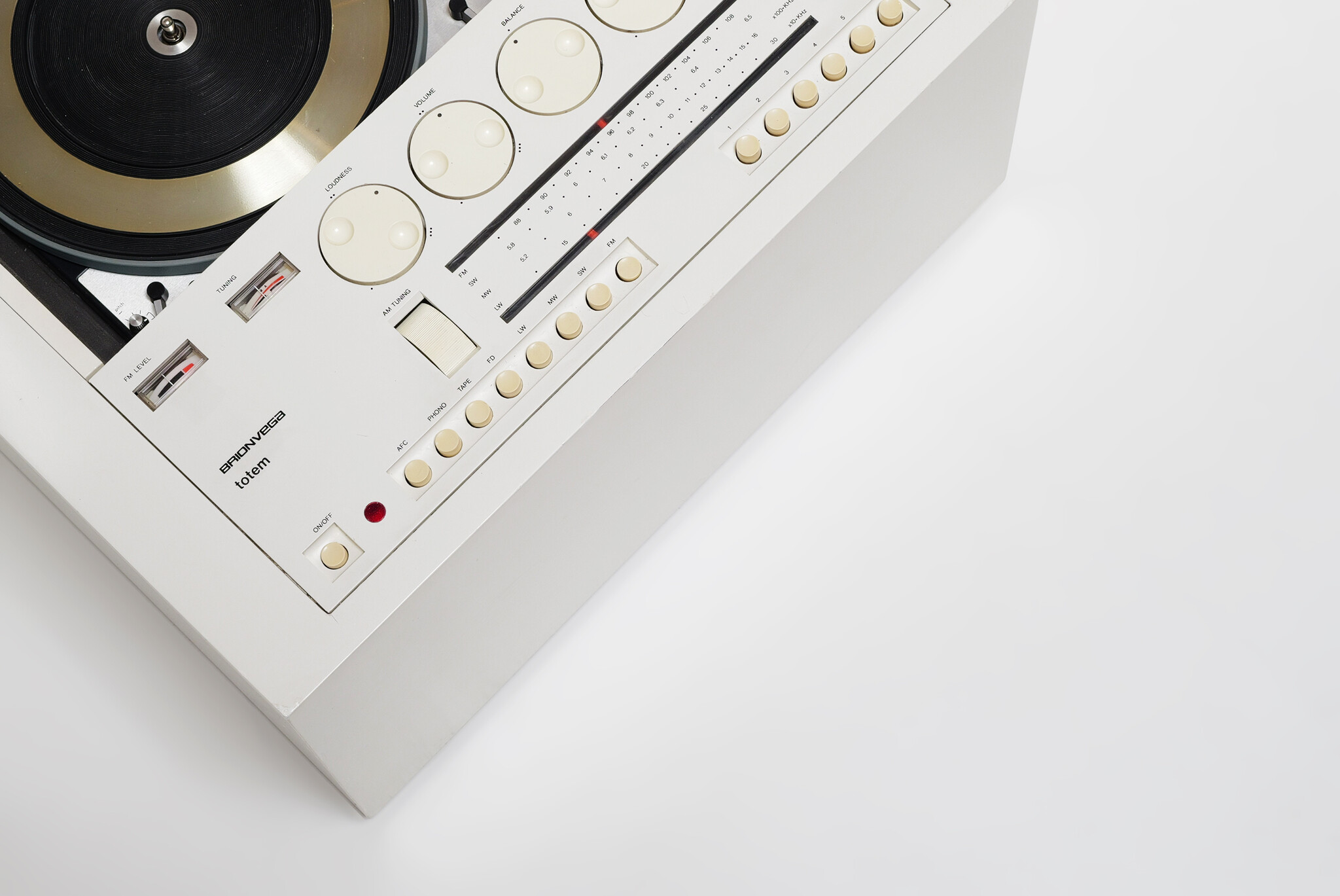 Brionvega Totem RR130 by Mario Bellini, 1970s