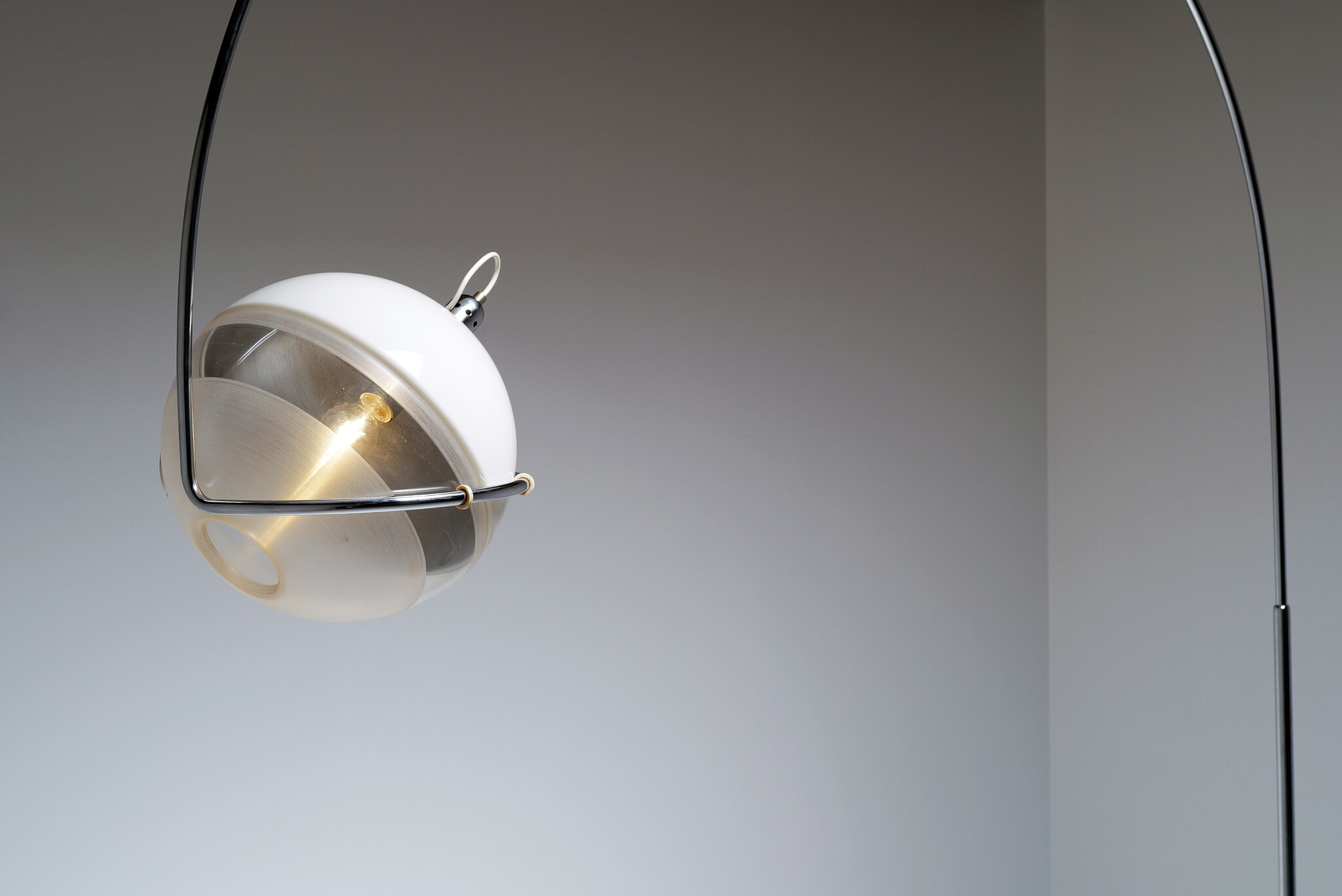 Spaceage floor lamp by Fabio Lenci for Guzzini, 1970s