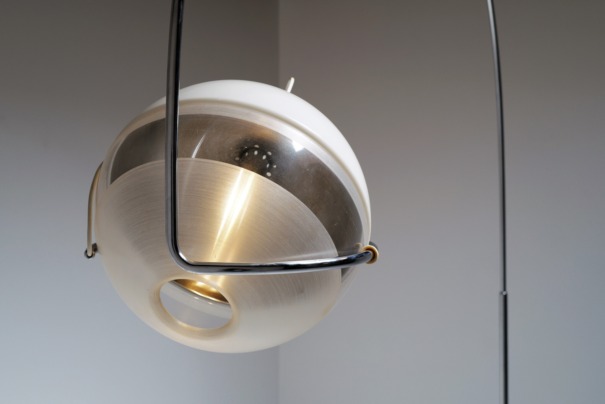 Spaceage floor lamp by Fabio Lenci for Guzzini, 1970s