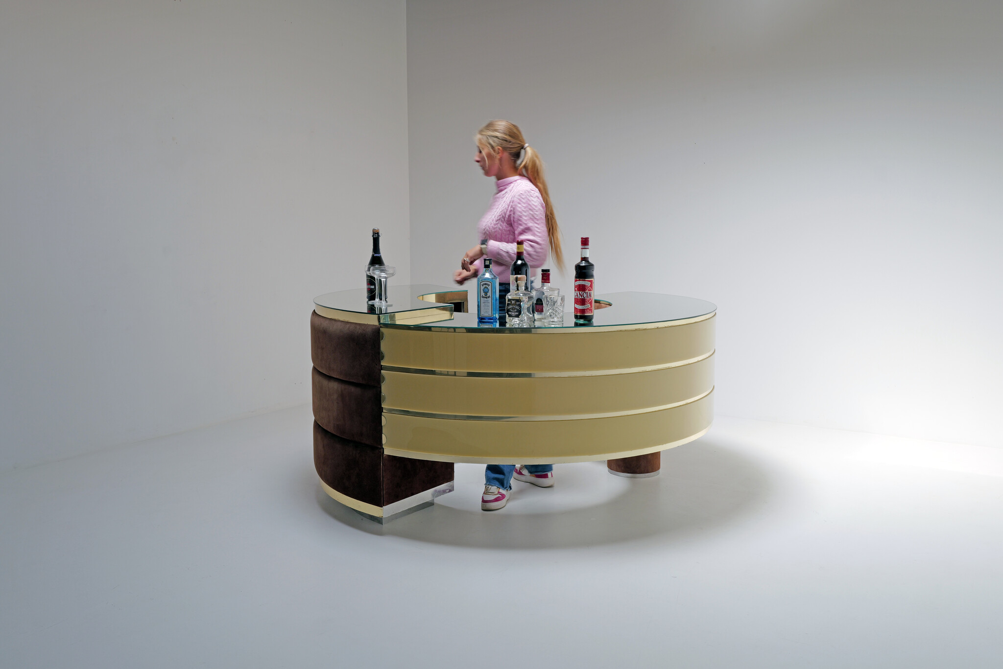 Complete walk-in cocktail bar, Italy, 1970s
