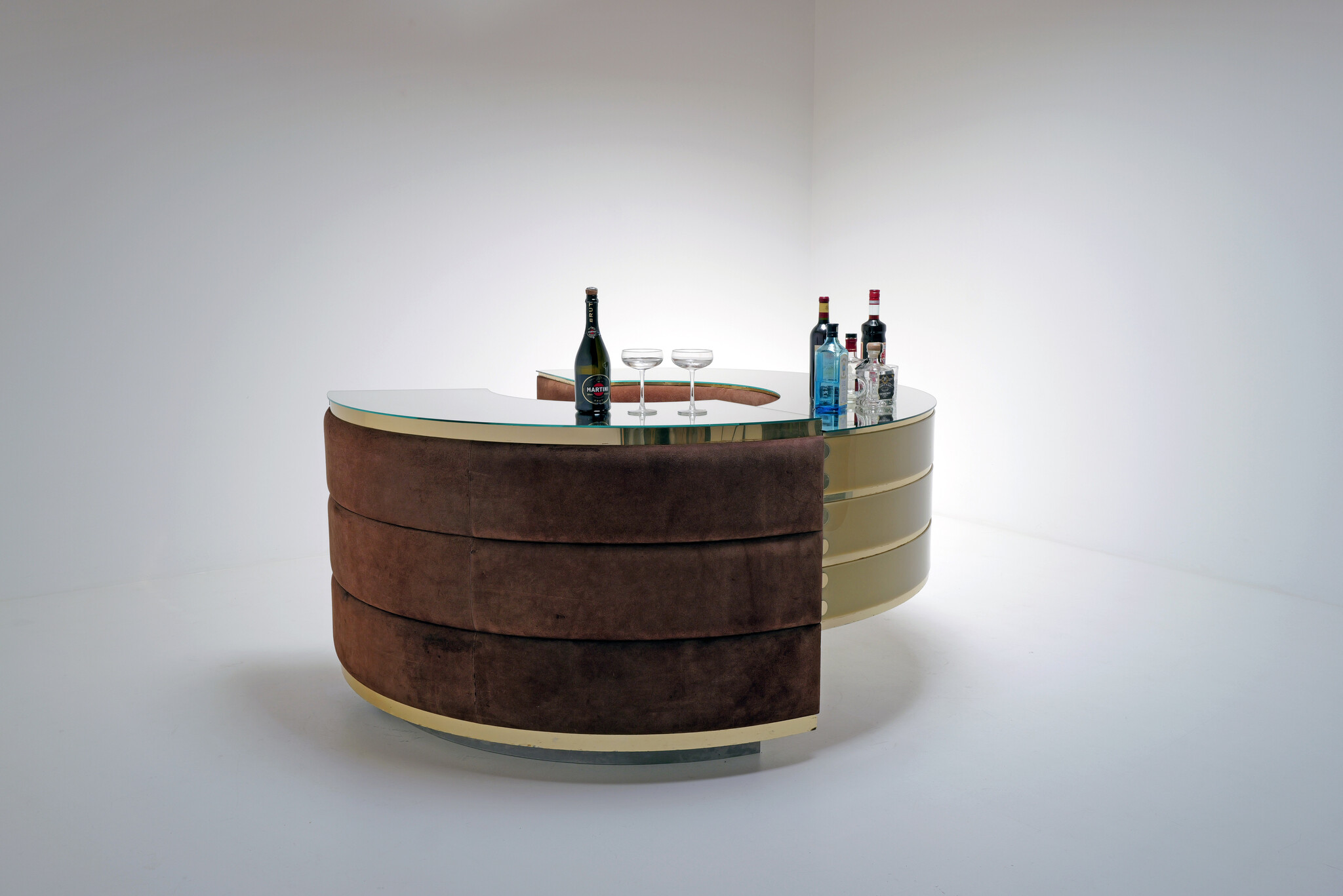 Complete walk-in cocktail bar, Italy, 1970s