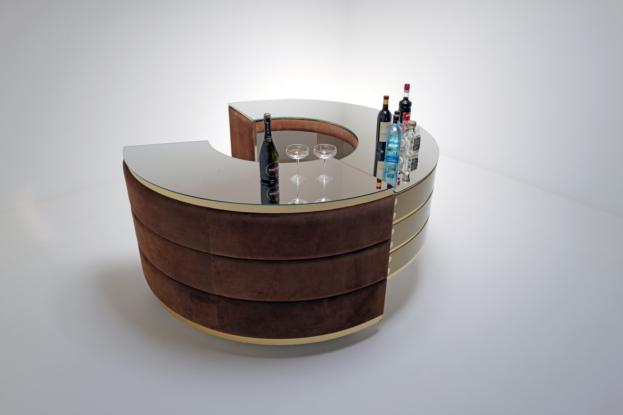 Complete walk-in cocktail bar, Italy, 1970s