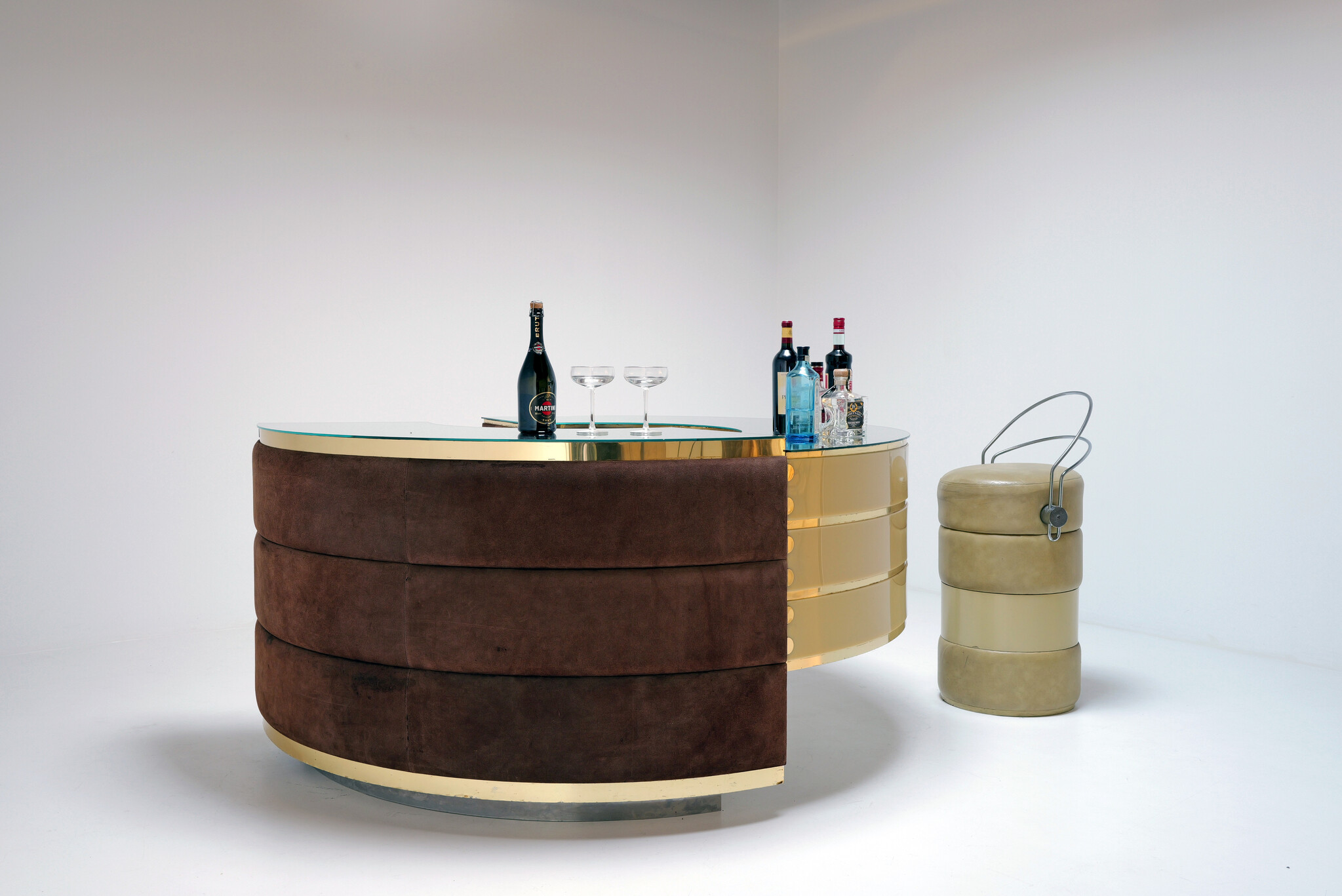 Complete walk-in cocktail bar, Italy, 1970s