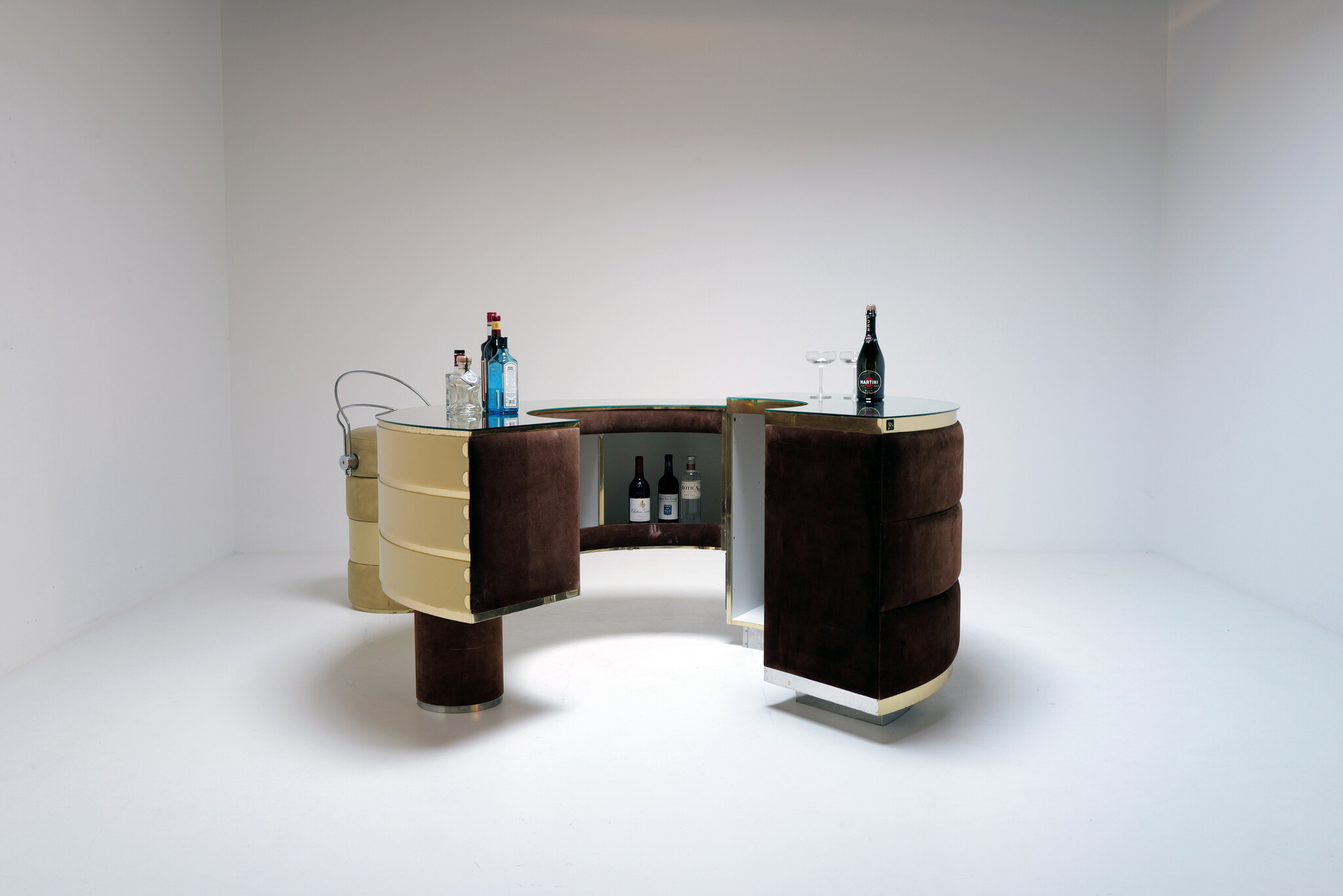 Complete walk-in cocktail bar, Italy, 1970s