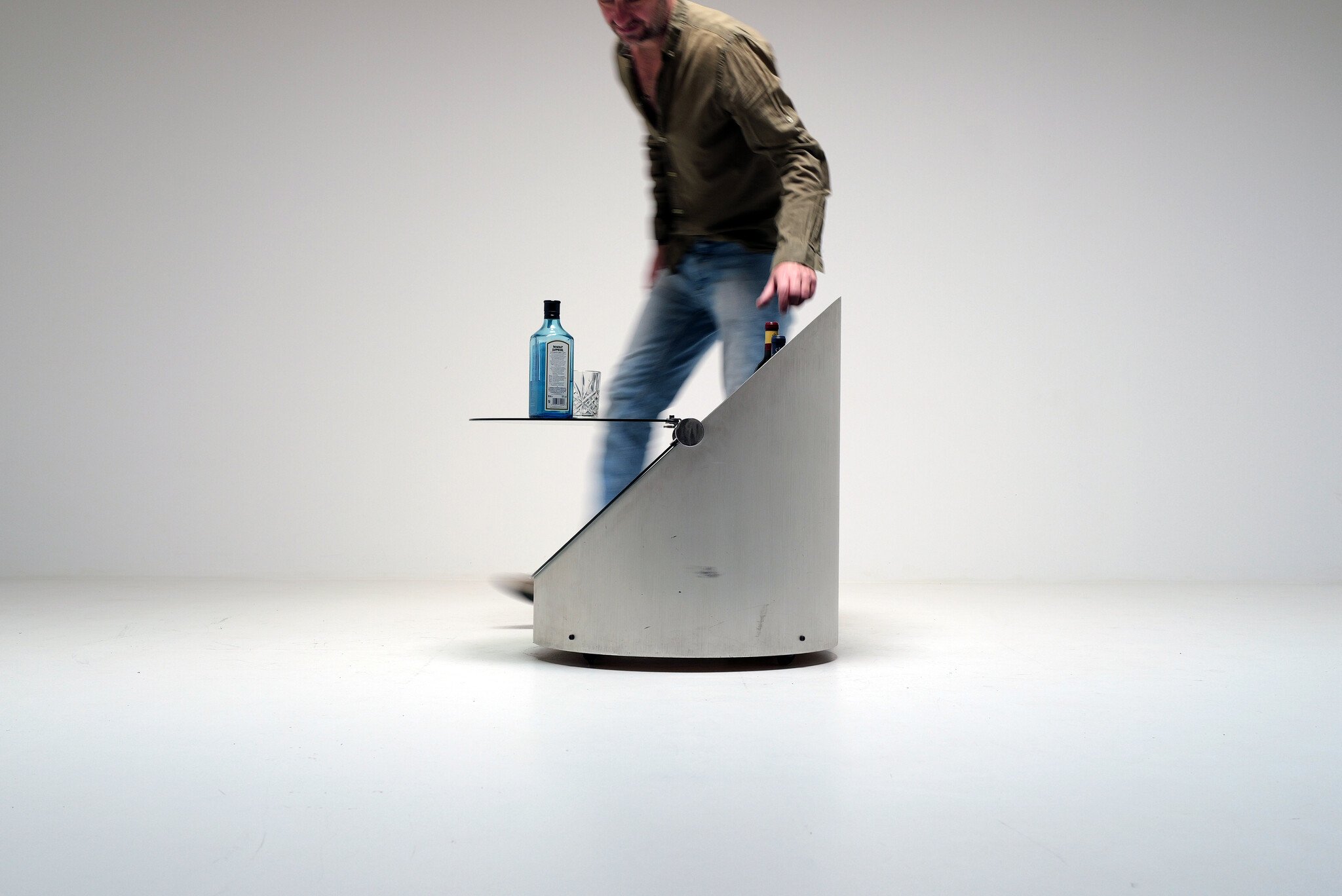 Mobile Bar van Claudio Salocchi voor Luigi Sormani, Italië, 1970s