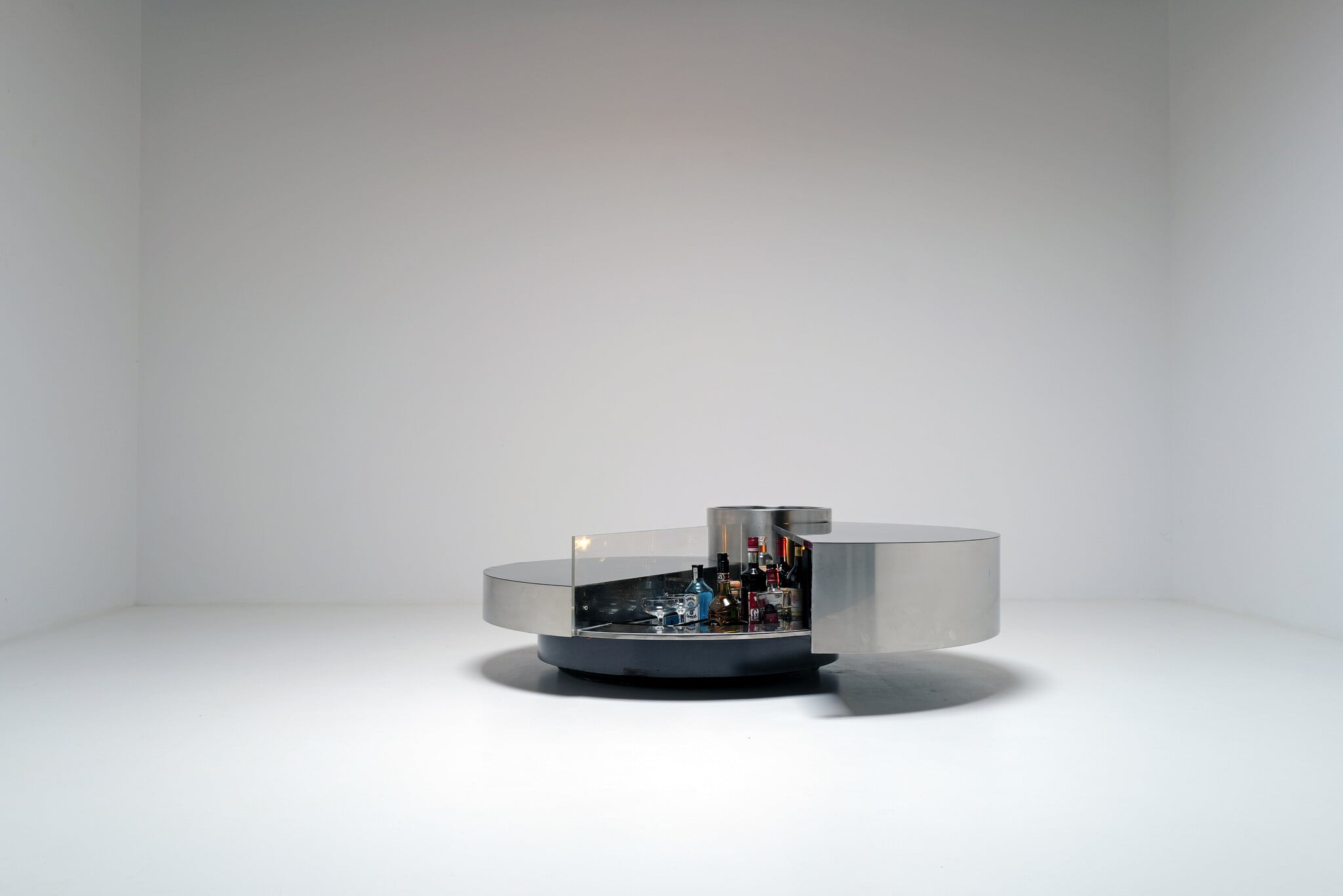 Massimo Papiri coffee table bar voor Mario Sabot, 1970s
