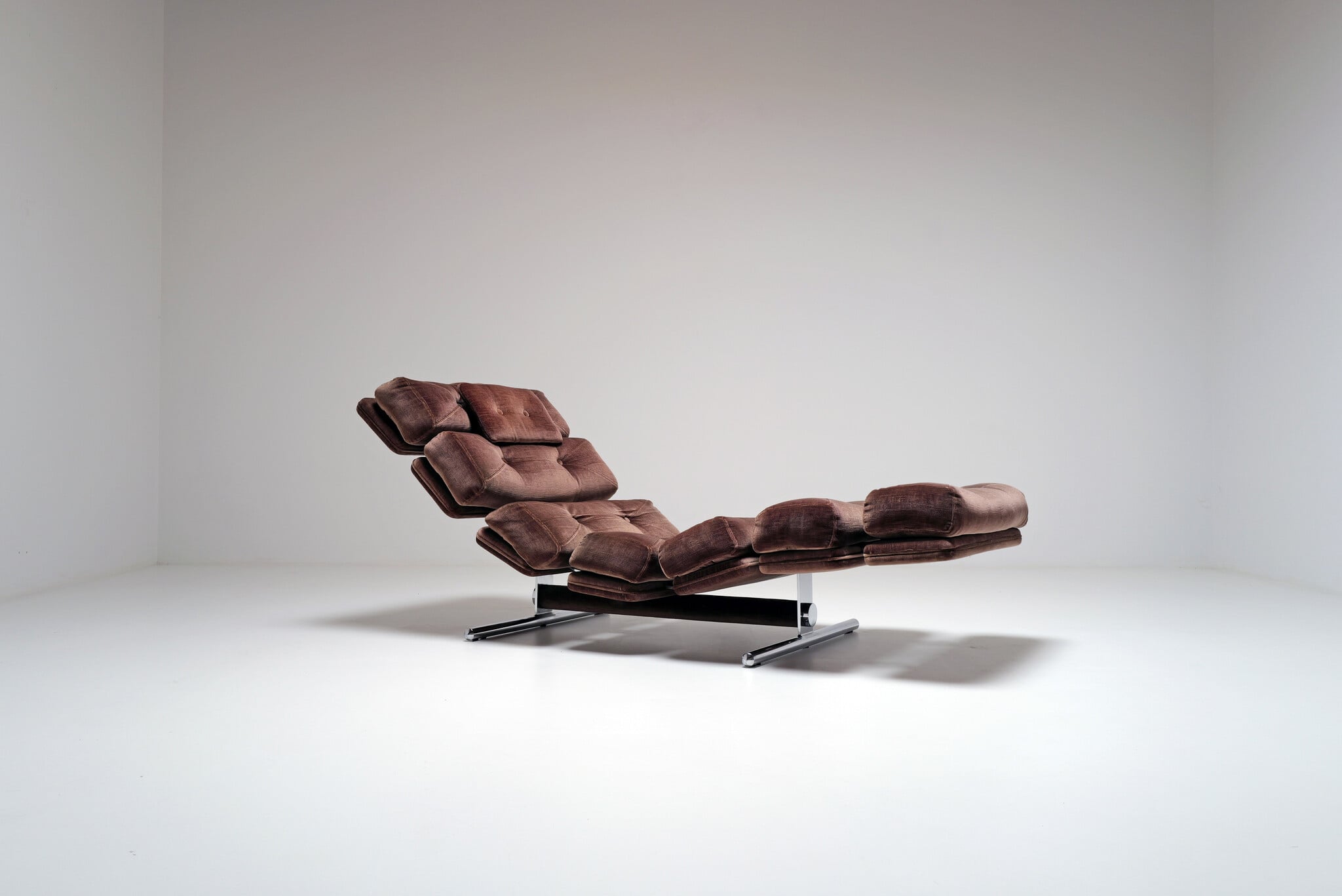 Ric Deforche Lord lounge chair voor Gervan, België, 1970s