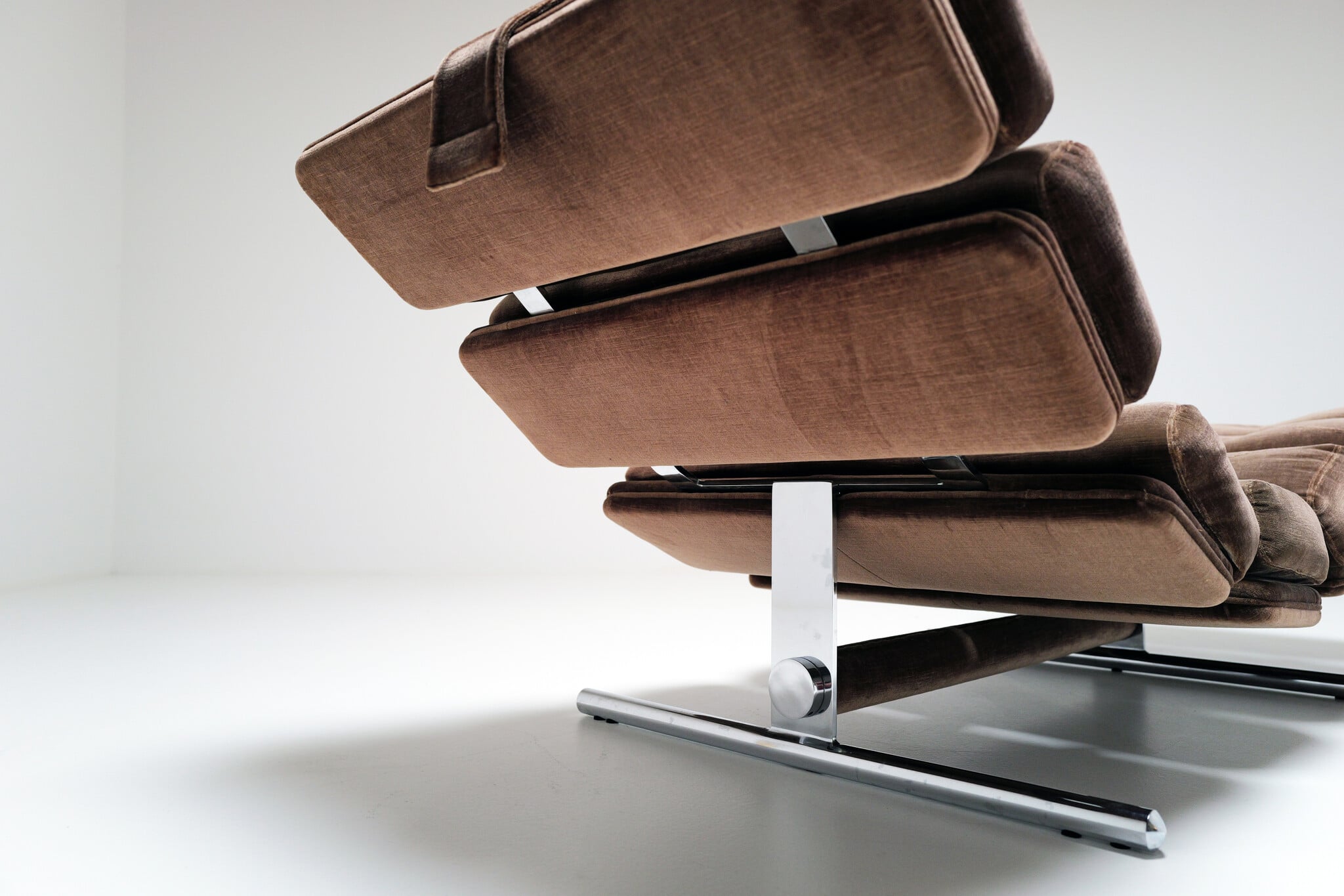 Ric Deforche Lord lounge chair voor Gervan, België, 1970s