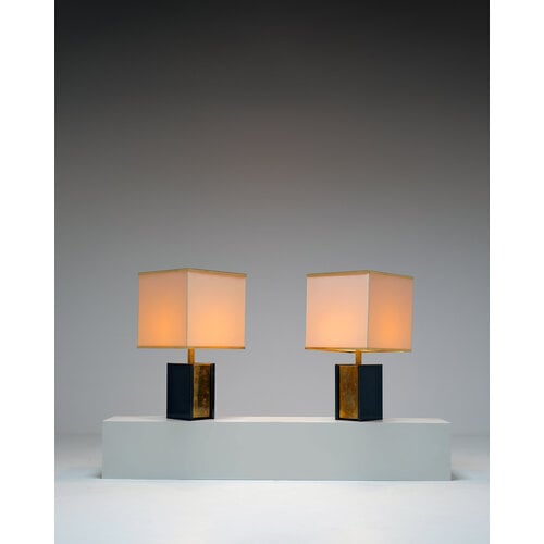 Koppel marmeren lampen