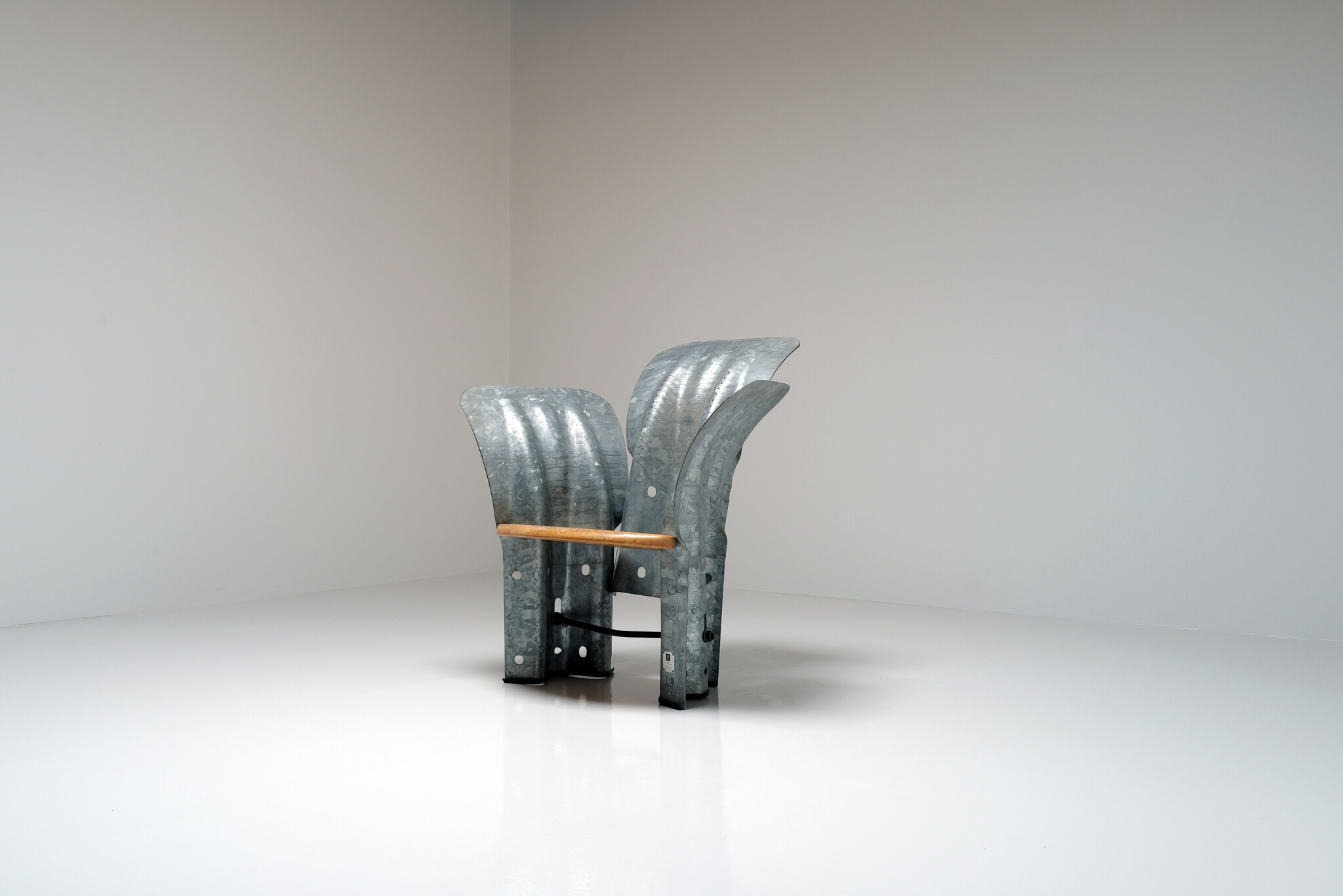 A1 Armchair van Masa Magnoni voor Inox Design Milano, 1990’s