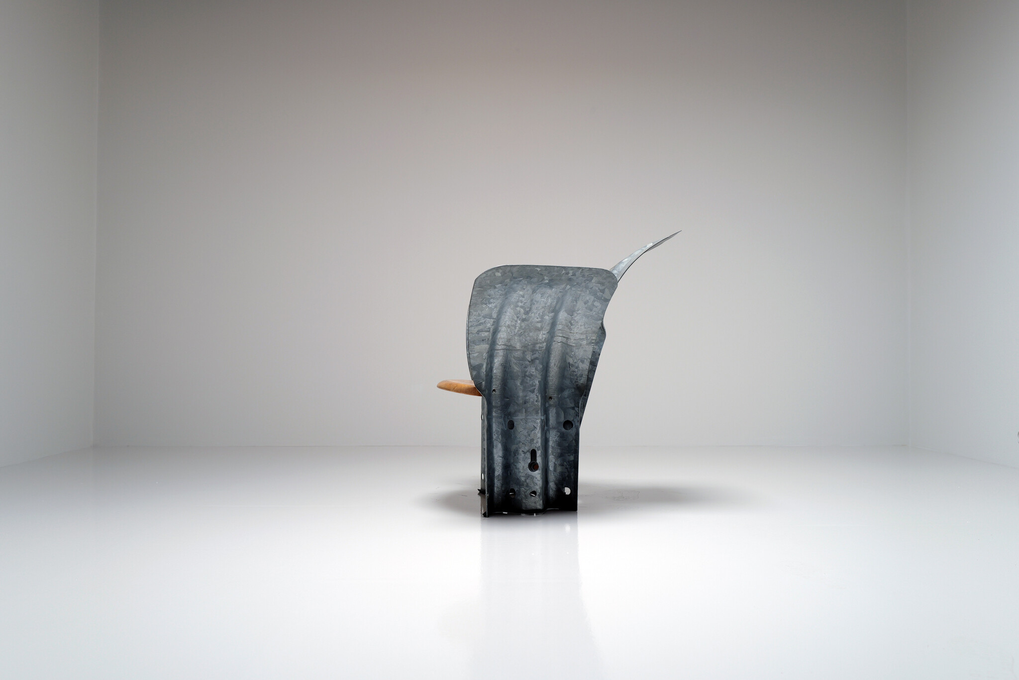 A1 Armchair van Masa Magnoni voor Inox Design Milano, 1990’s