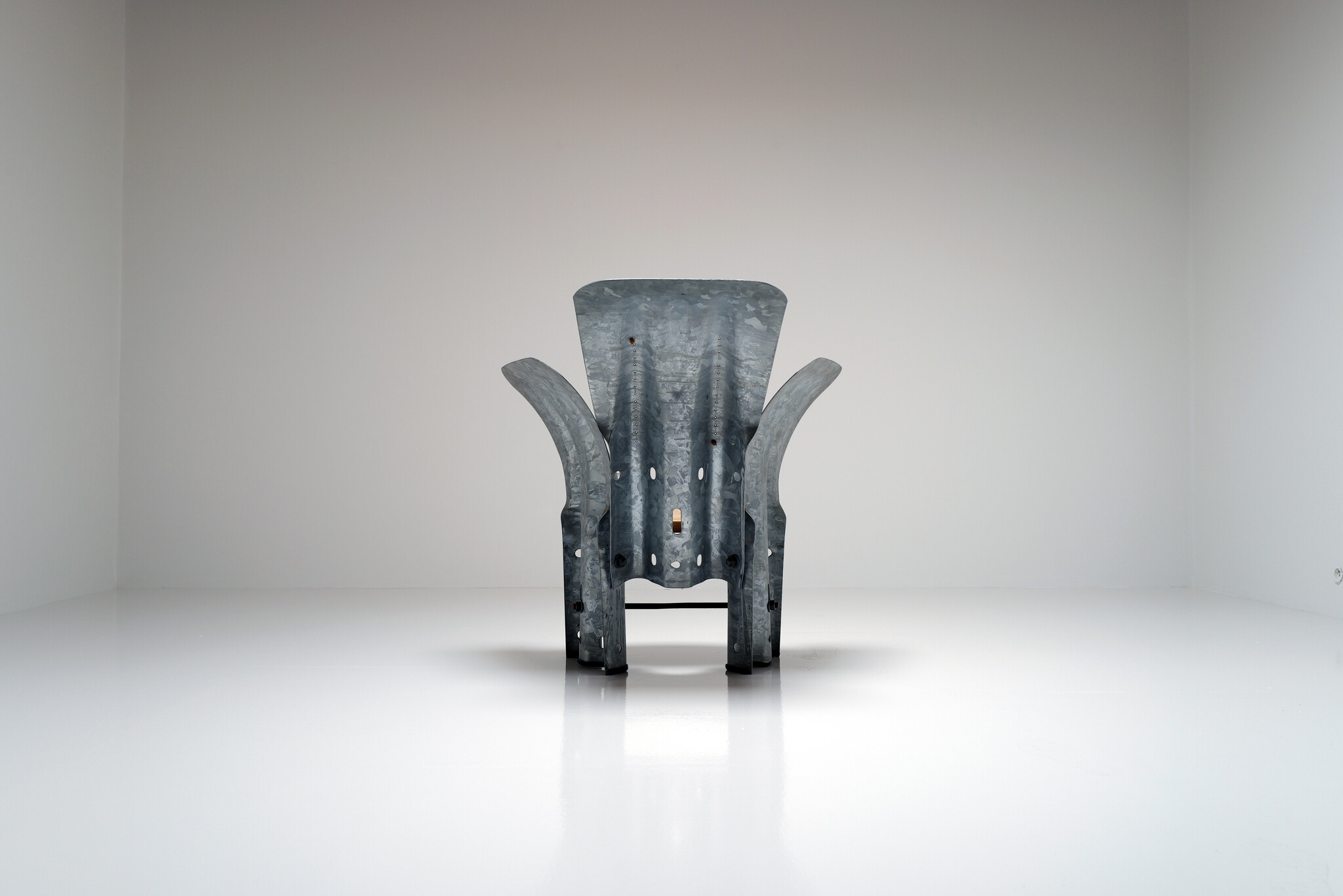 A1 Armchair van Masa Magnoni voor Inox Design Milano, 1990’s