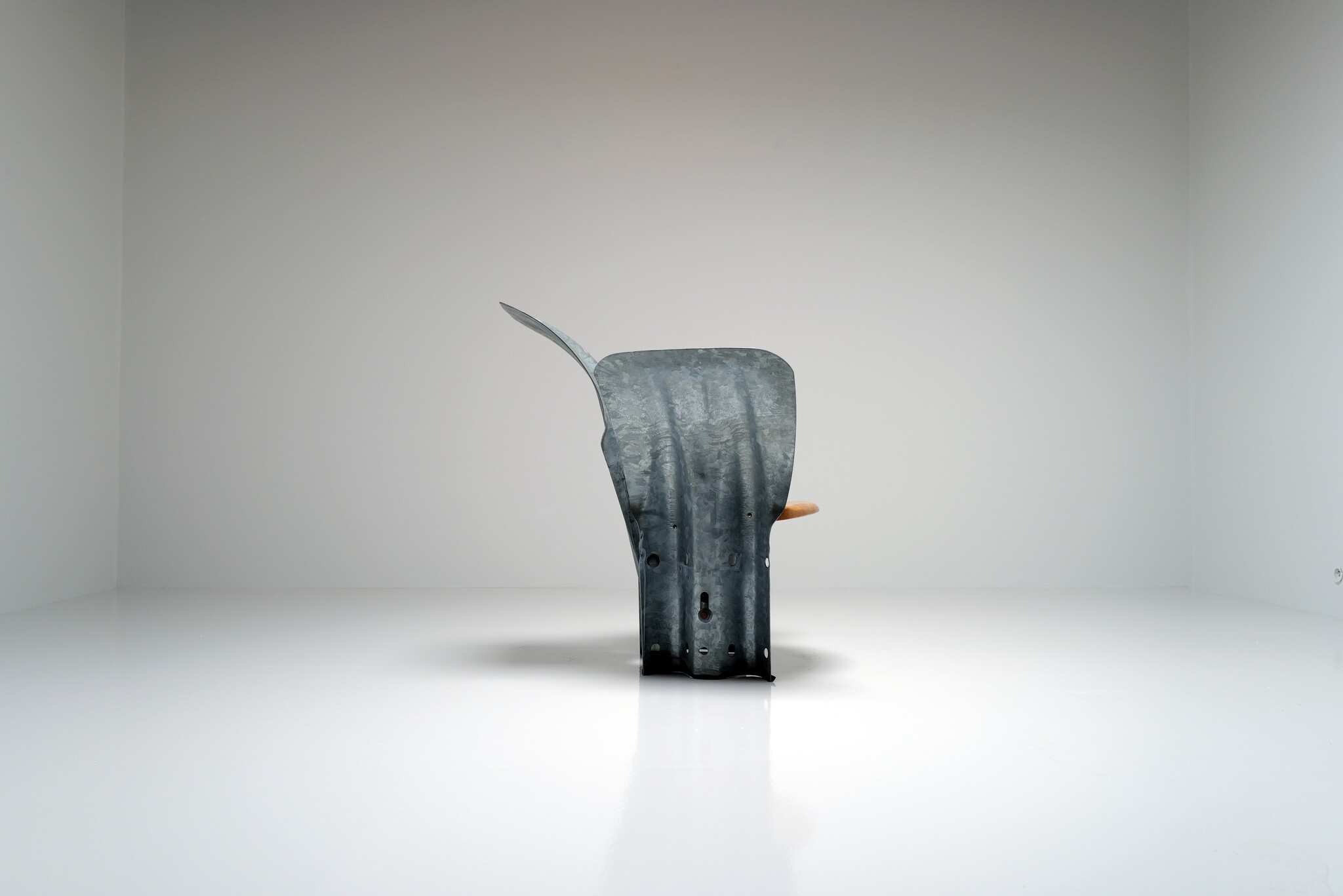 A1 Armchair van Masa Magnoni voor Inox Design Milano, 1990’s