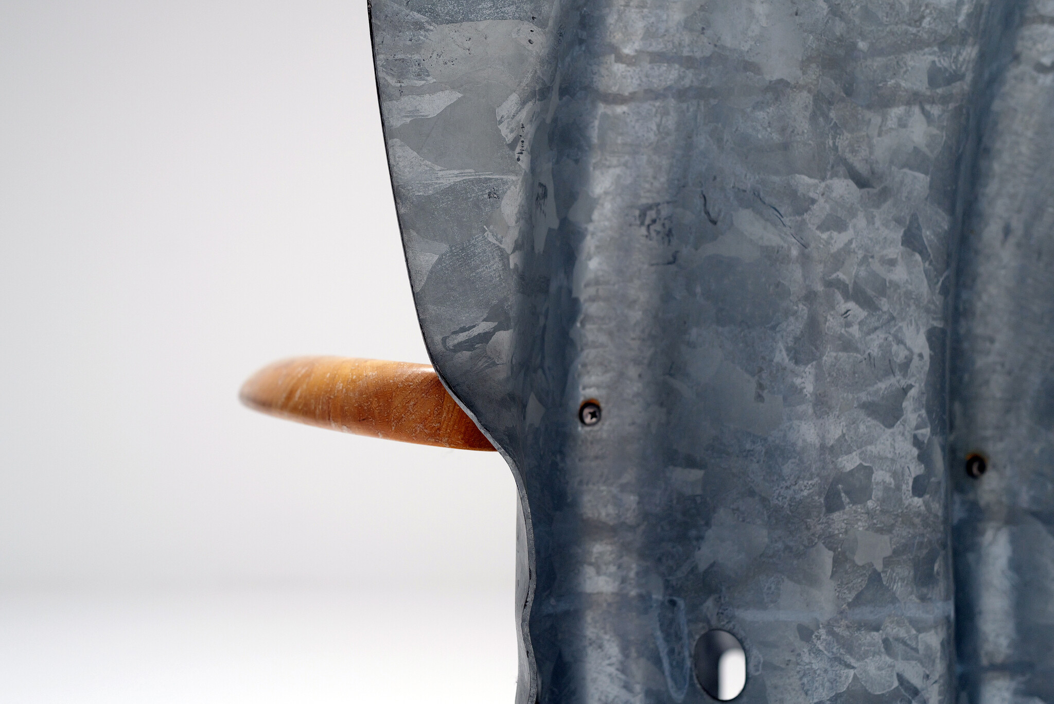 A1 Armchair van Masa Magnoni voor Inox Design Milano, 1990’s