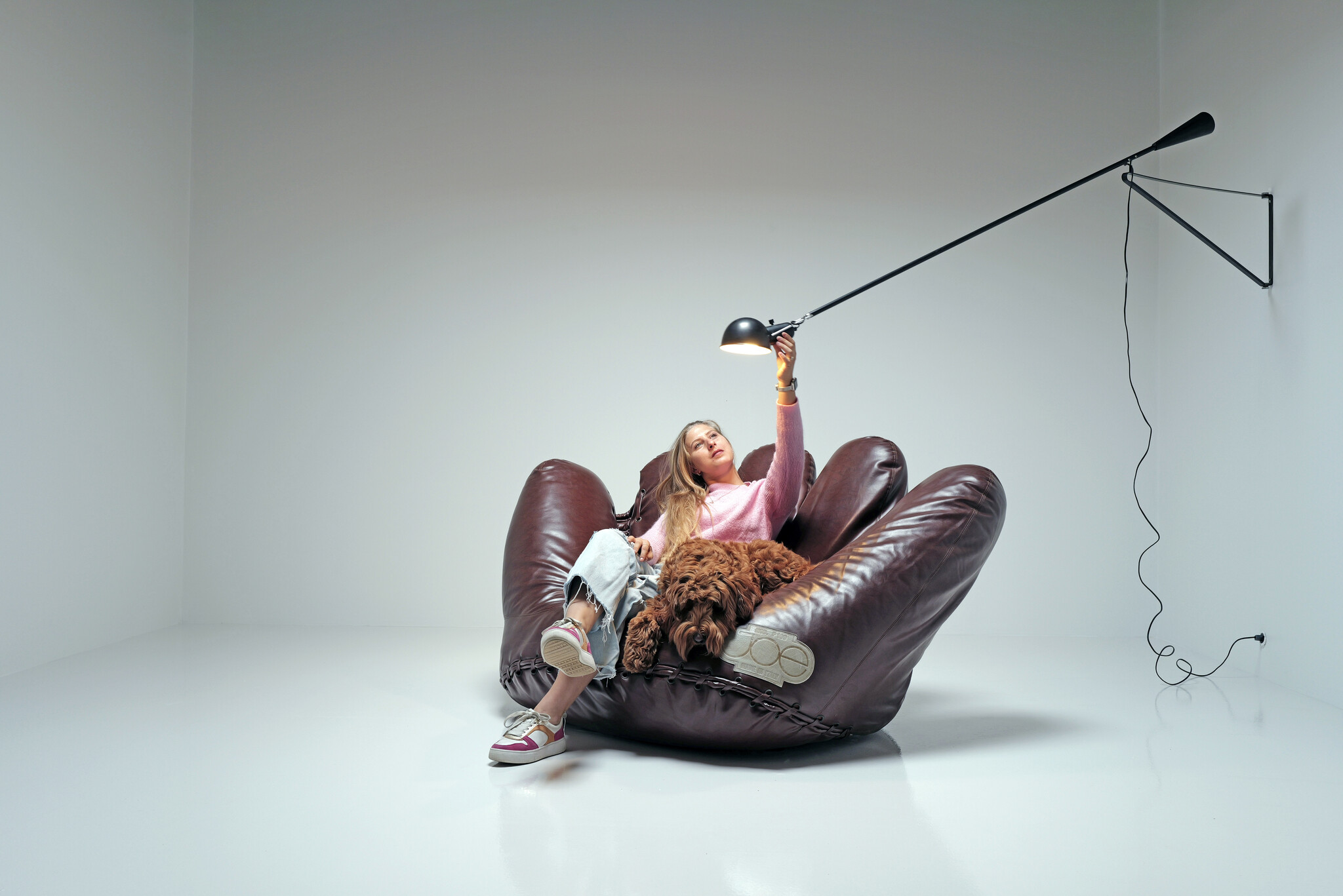 ‘Joe’ Chair van De Pas, D’Urbino en Lomazzi voor Poltronova, 1980's