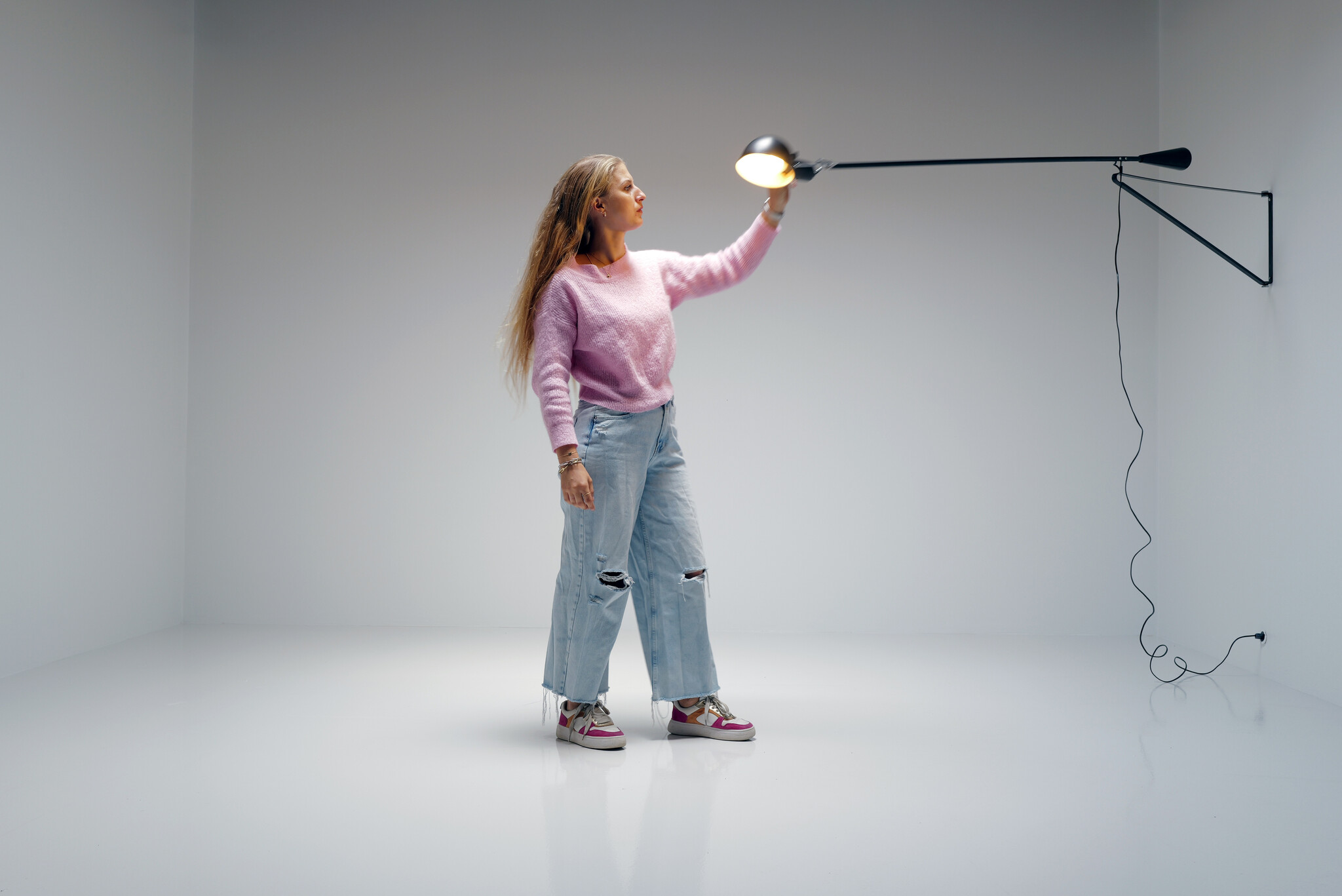 Wall lamp Model 265 van Paolo Rizzatto voor Arteluce, 1973